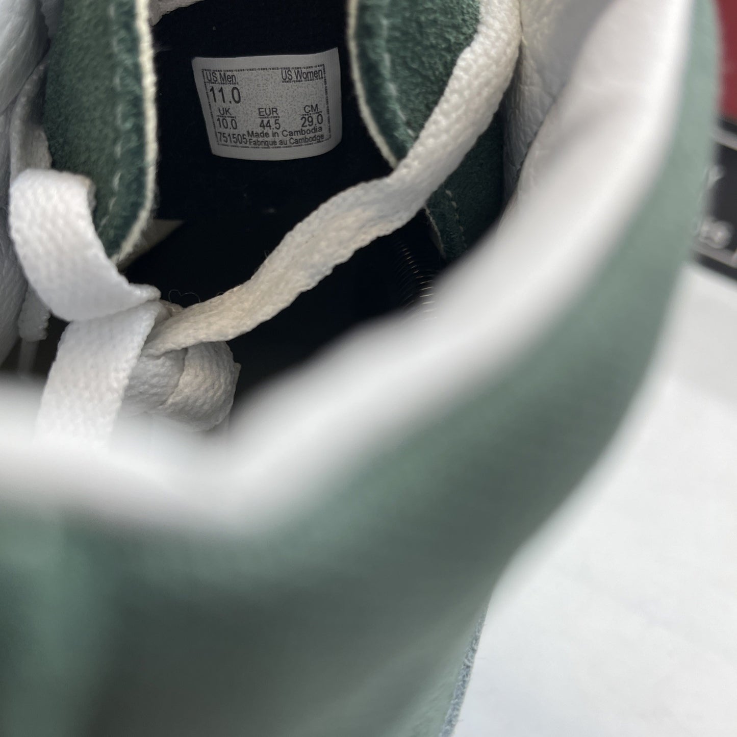 Size 11 - VANS Sk8 Hi Color Theory Duck Green White (VN0A7Q5NYQW)