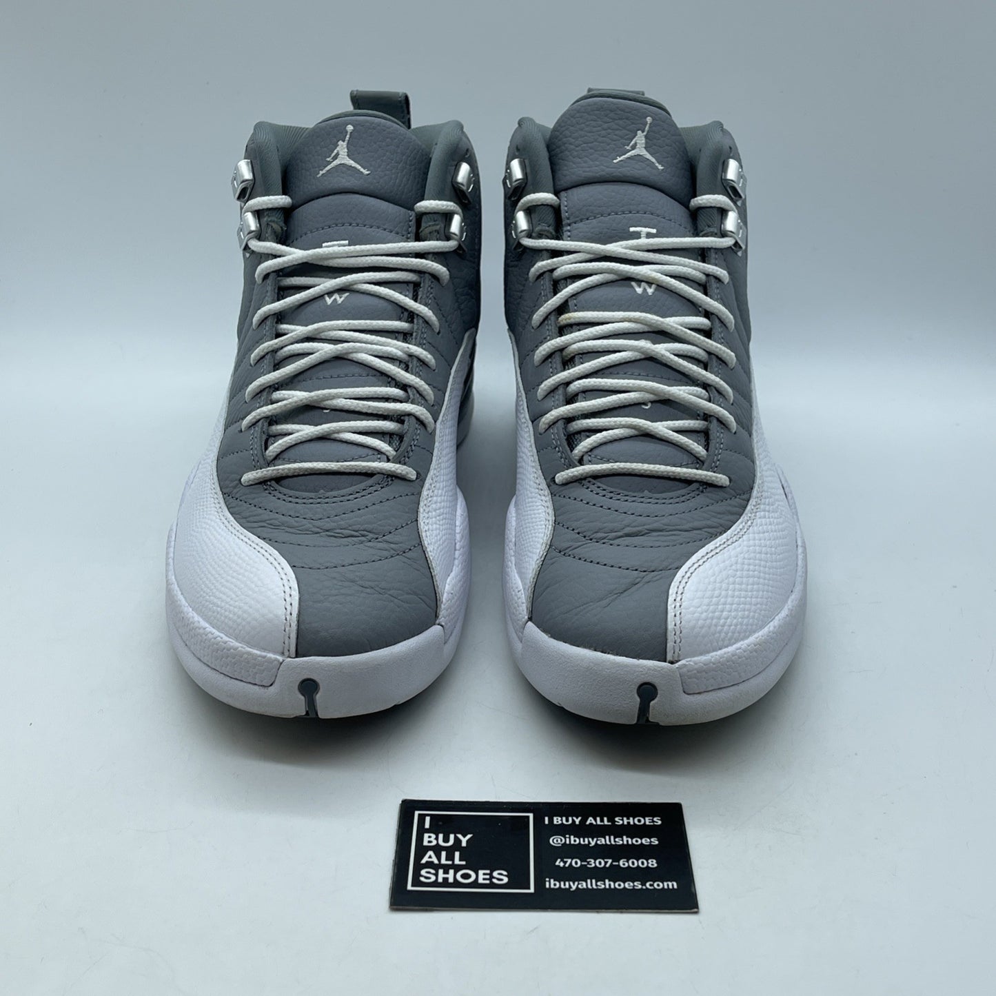 Size 11 - Jordan 12 Stealth 2022 Grey White Leather (CT8013-015)
