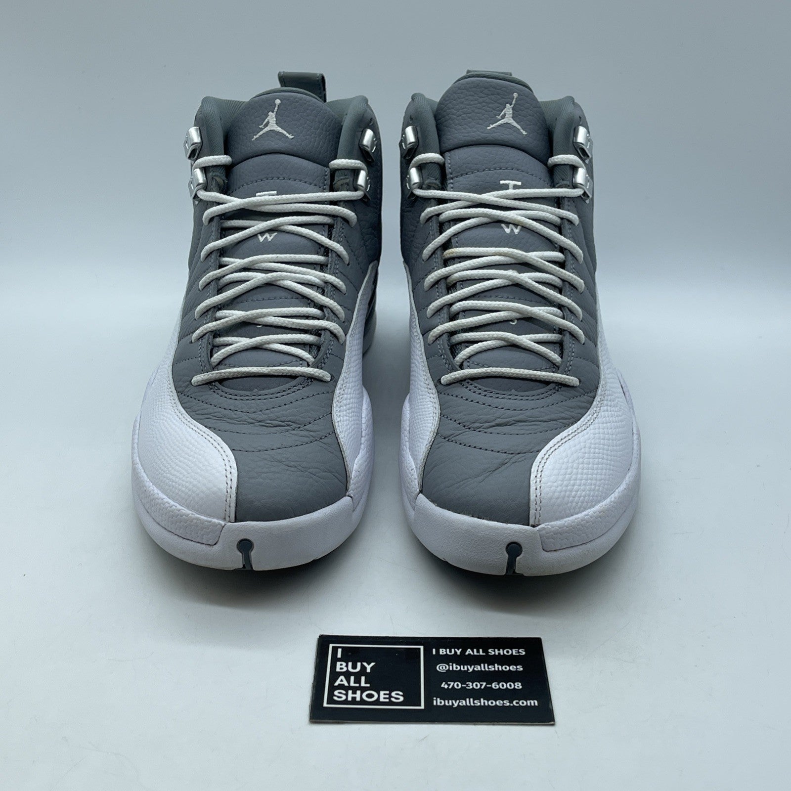 Size 11 - Jordan 12 Stealth 2022 Grey White Leather (CT8013-015)