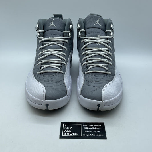 Size 11 - Jordan 12 Stealth 2022 Grey White Leather (CT8013-015)