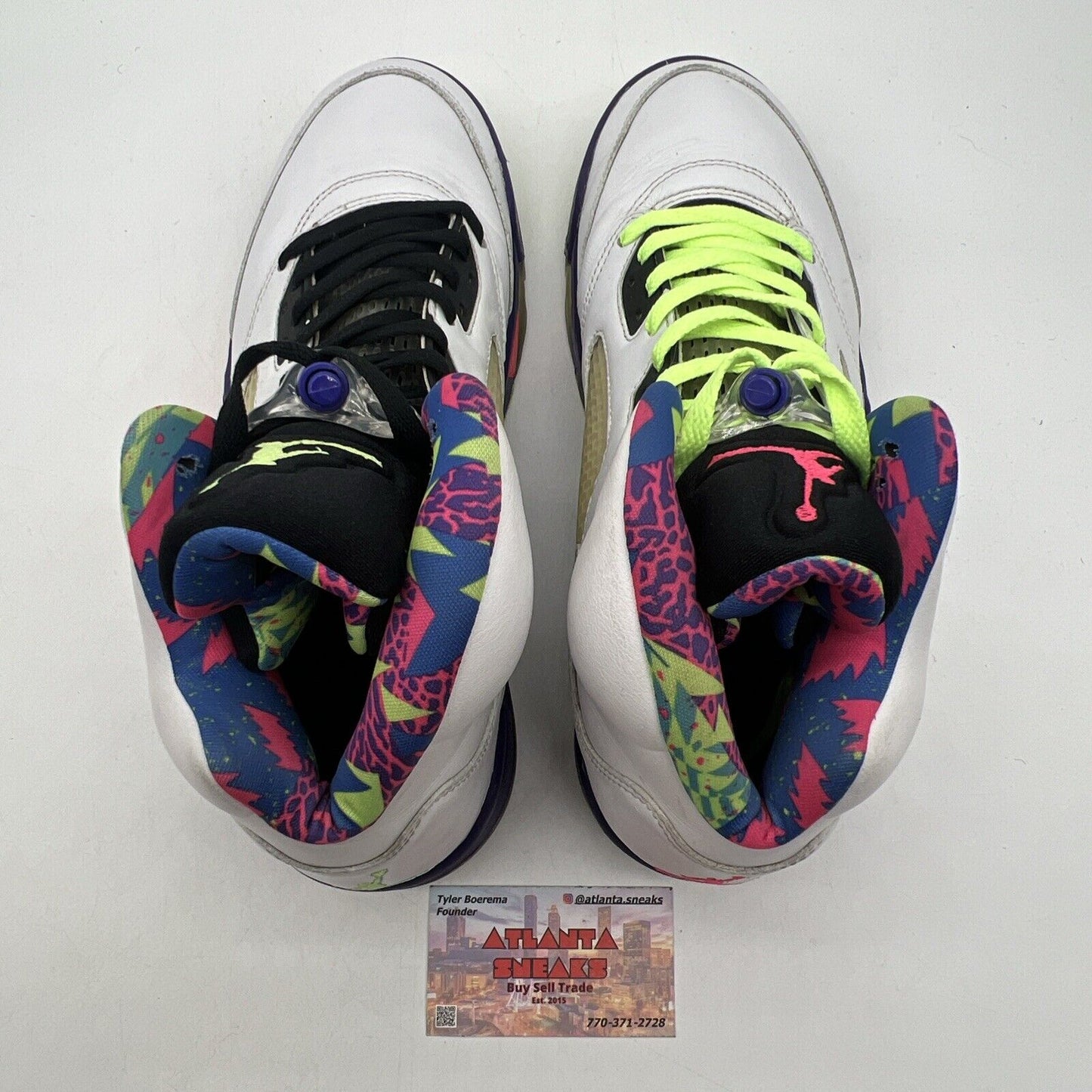 Size 12 - Jordan 5 Retro Alternate Bel-Air 2020 Black White Leather (DB3335-100)
