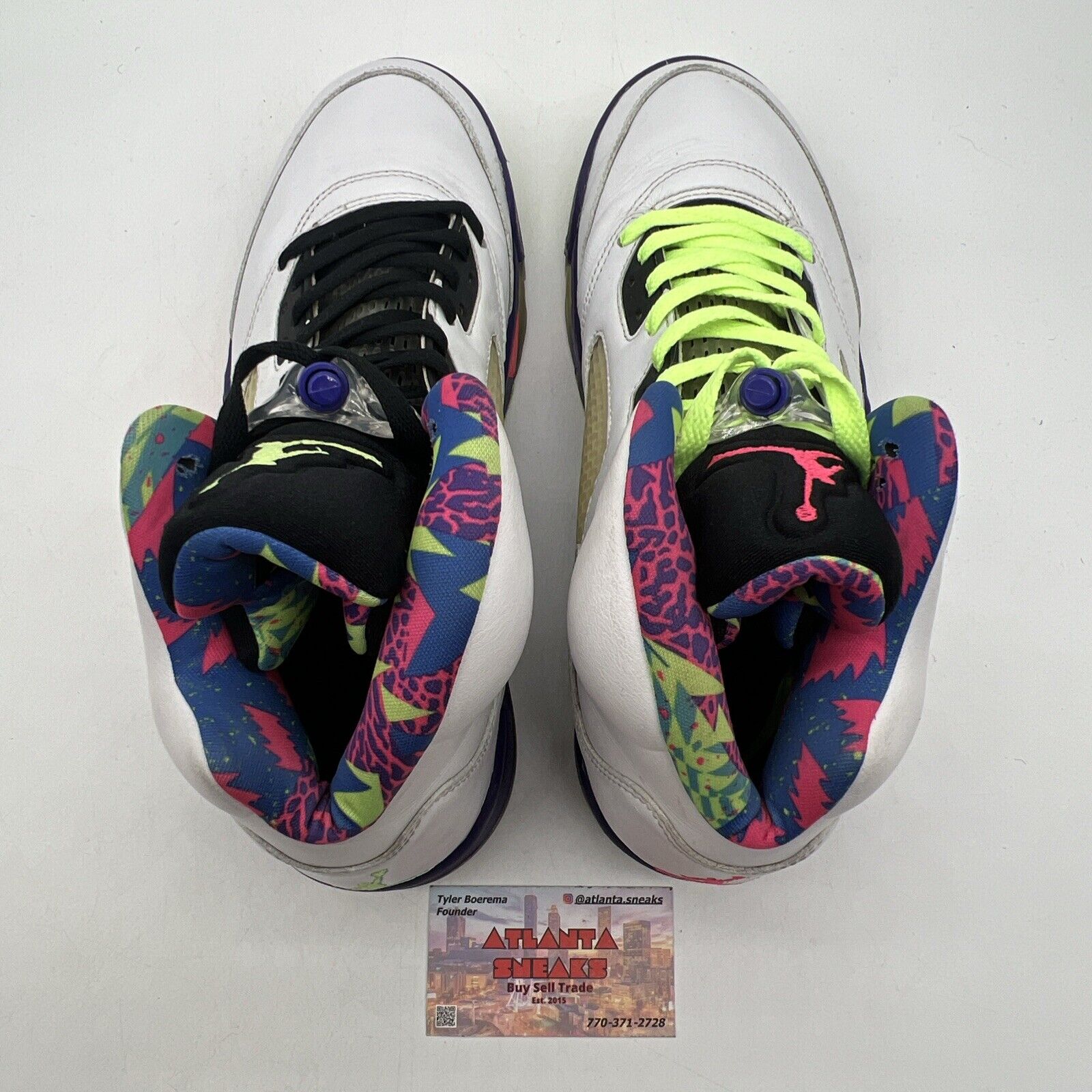 Size 12 - Jordan 5 Retro Alternate Bel-Air 2020 Black White Leather (DB3335-100)