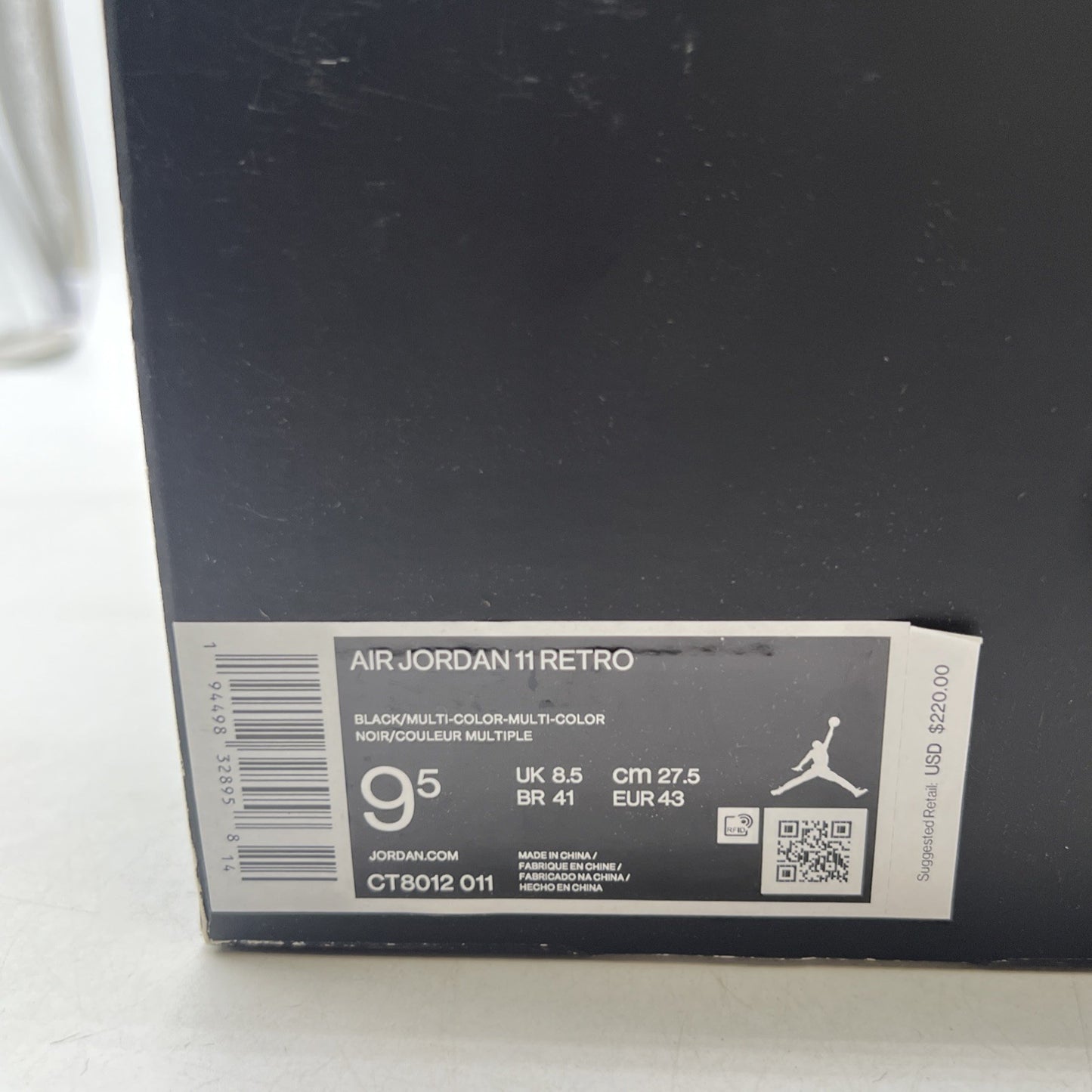 Size 9.5 - Air Jordan 11 Retro High Jubilee / 25th Anniversary (CT8012-011)