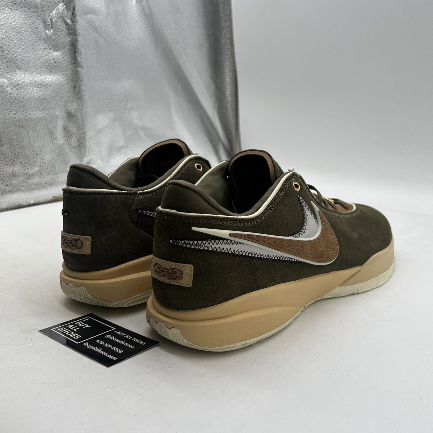 Size 14 - Nike LeBron 20 Olive Green (DV1193-901)