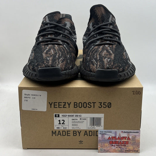 Size 12 - adidas Yeezy Boost 350 V2 Low MX Rock Black Brown (GW3774)