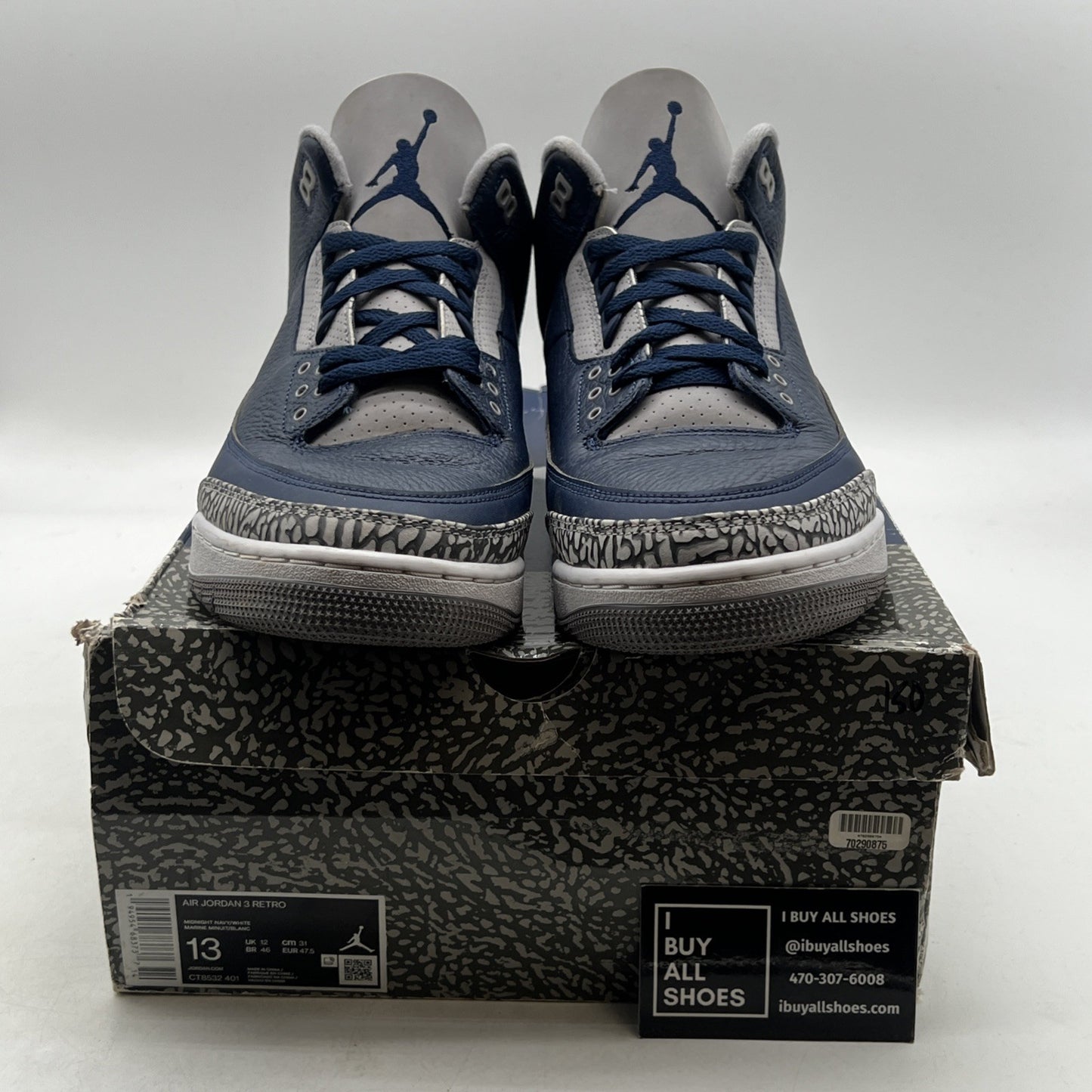 Size 13 - Air Jordan 3 Retro Blue (CT8532-401)