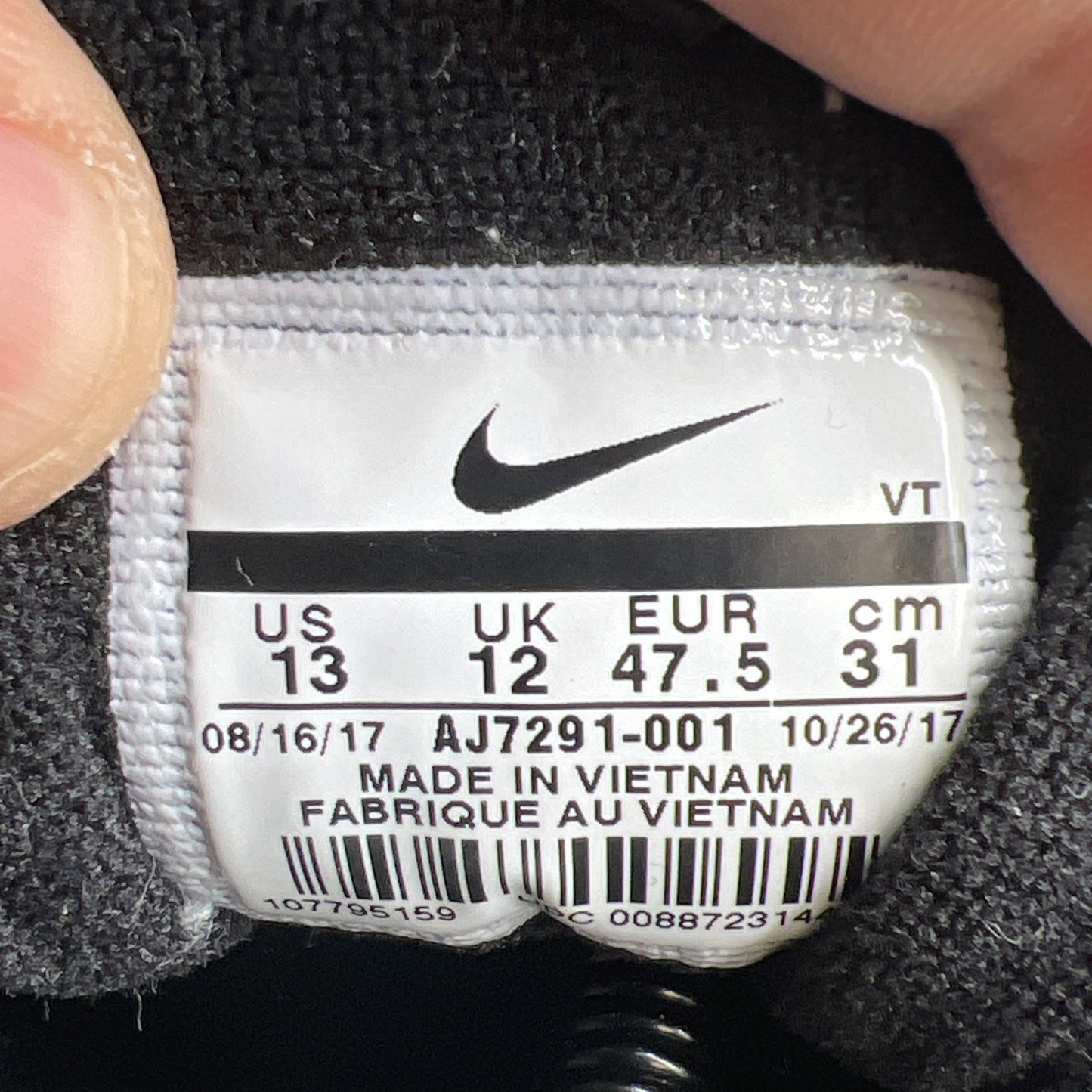Size 13 - Nike Air VaporMax 97 Neon (AJ7291-001)