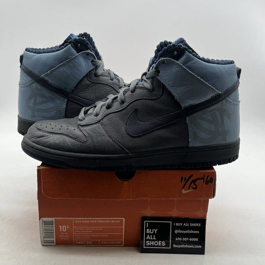 Size 10.5 - Nike Dunk Premium High Gray (314877-041)