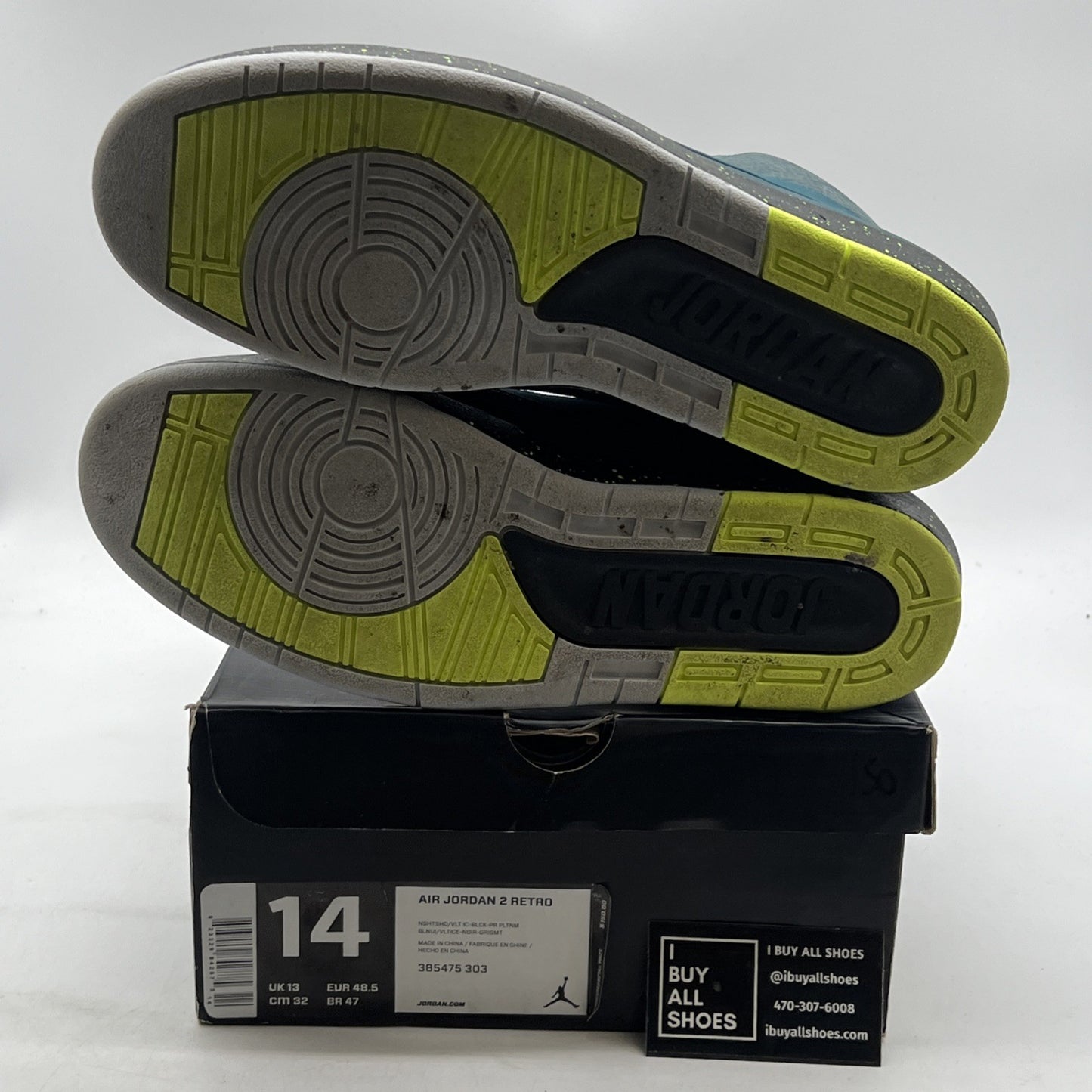 Size 14 - Air Jordan 2 Retro Nightshade (385475-303)