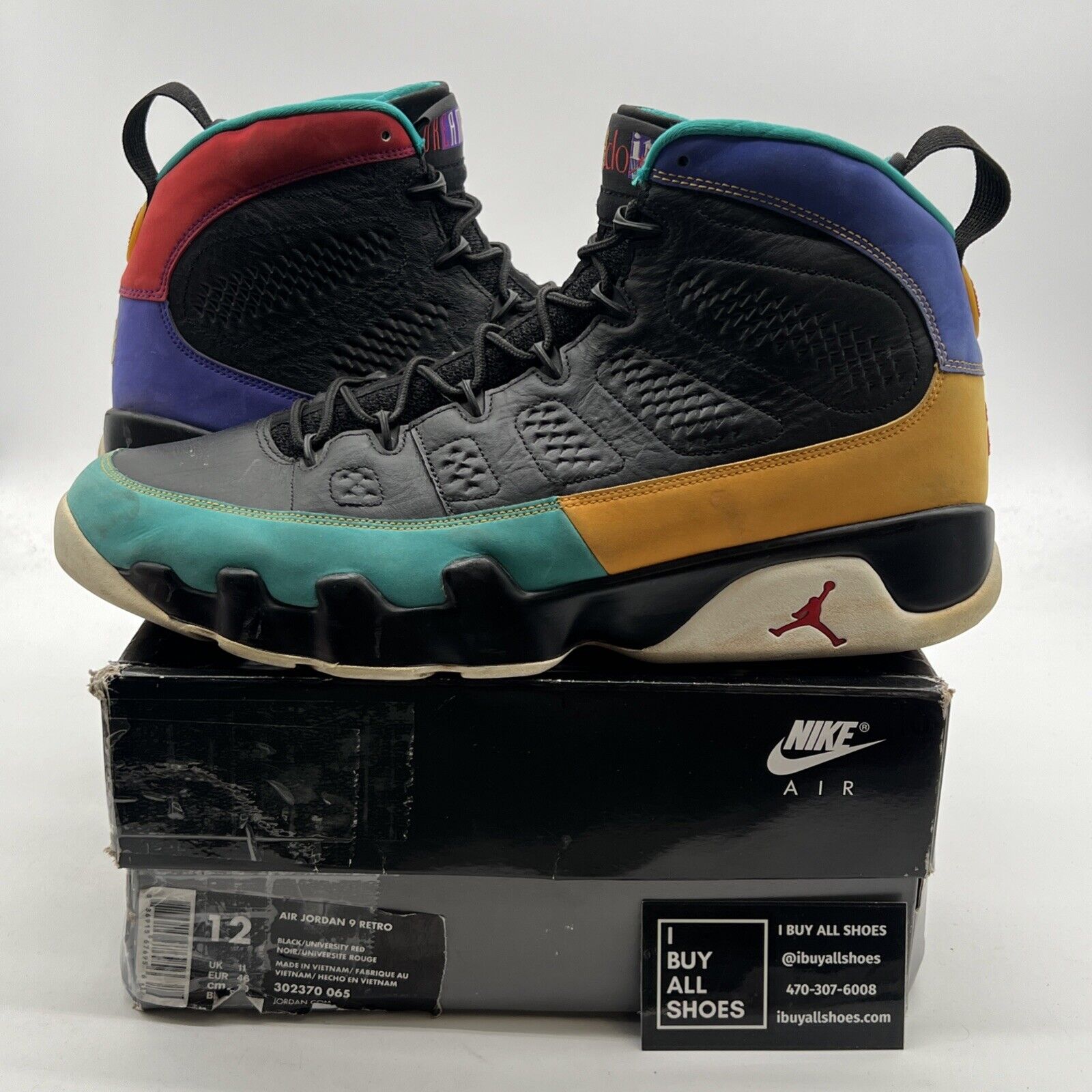Size 12 - Air Jordan 9 Retro Dream It, Do It (302370-065)