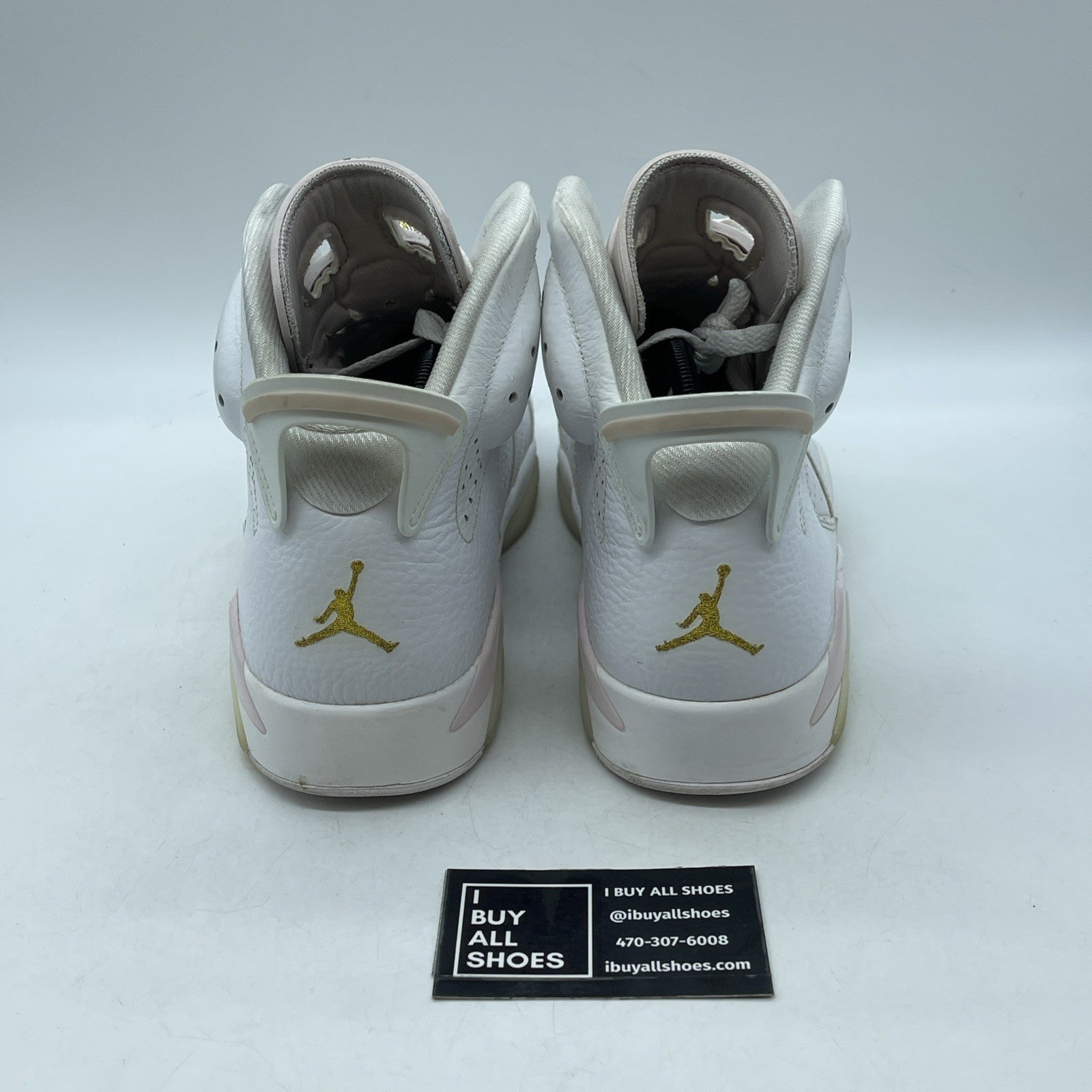 Size 12W - Air Jordan 6 Retro Gold Hoops (DH9696-100)