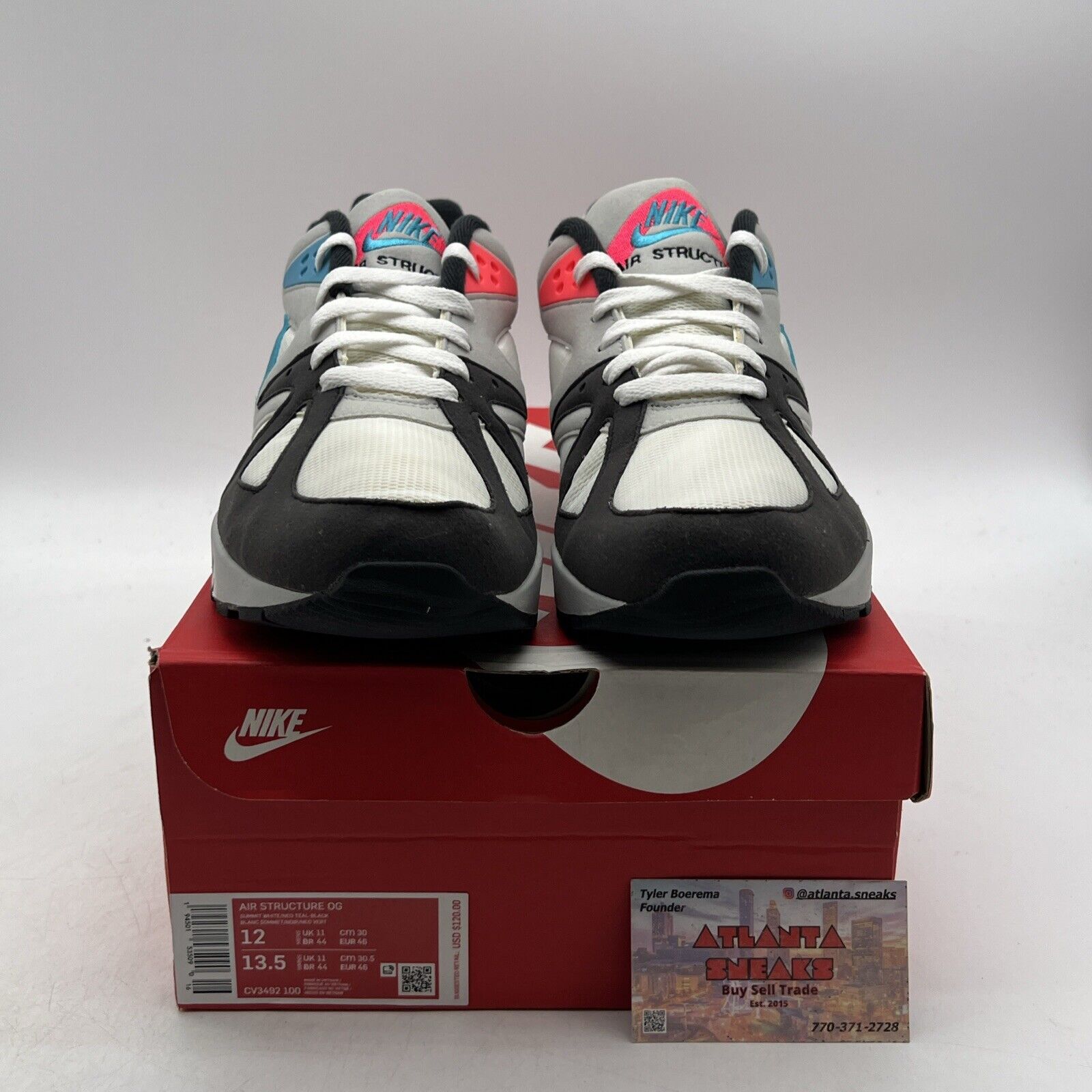 Size 12 - Nike Air Structure Triax 91 OG 2021 Neo Teal (CV3492-100)