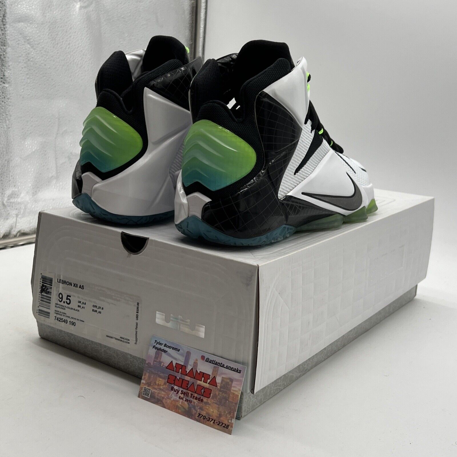 Size 9.5 - Nike LeBron 12 All Star (742549-190)