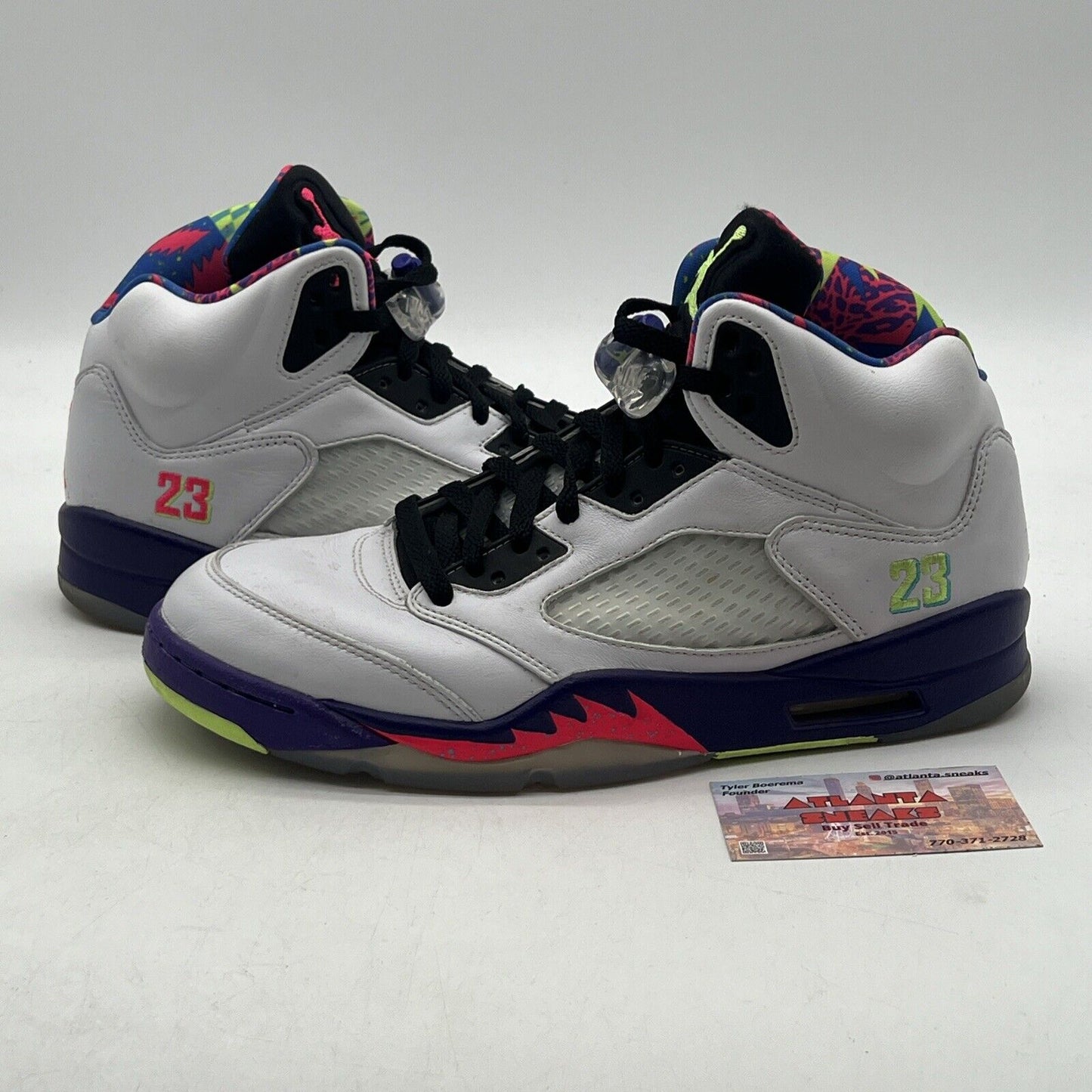 Size 9.5 - Jordan 5 Retro Alternate Bel-Air 2020 White Purple (DB3335-100)