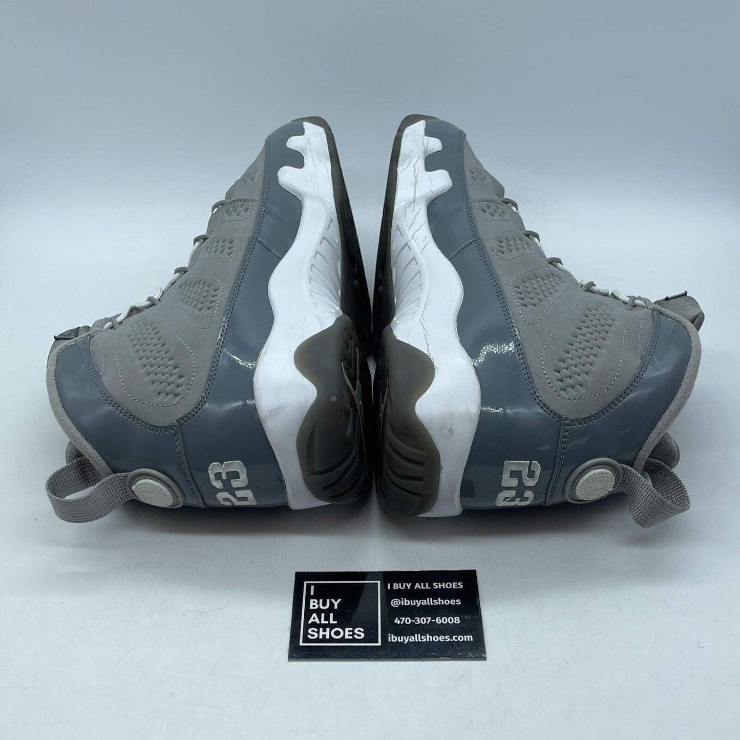 Size 10 - Air Jordan 9 Retro 2012 Cool Grey White Leather (314996-330)
