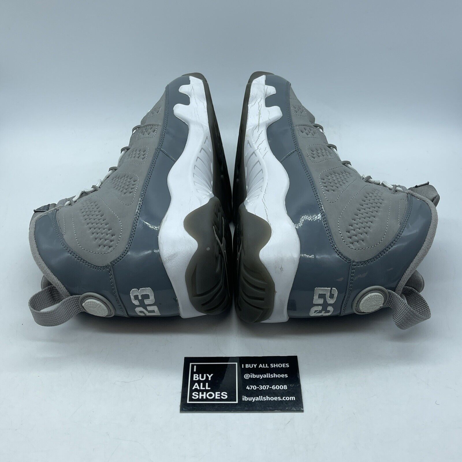 Size 10 - Air Jordan 9 Retro 2012 Cool Grey White Leather (314996-330)