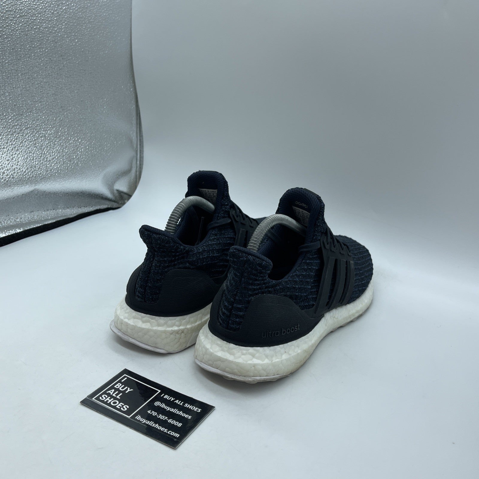 Size 8 - adidas Parley x UltraBoost Deep Ocean Blue Suede (AC7836)