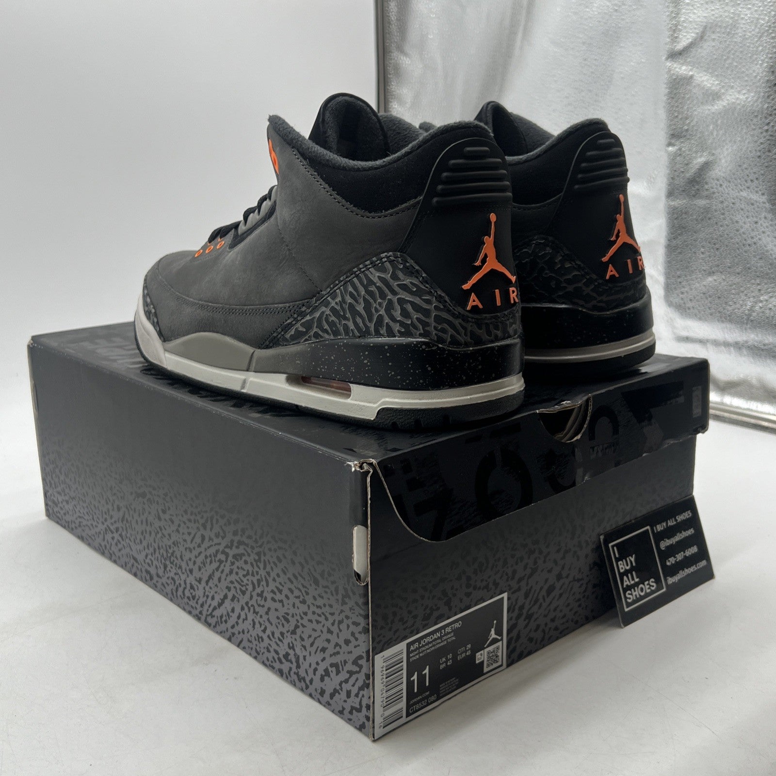 Size 11 - Air Jordan 3 Retro 2023 Mid Fear (CT8532-080)