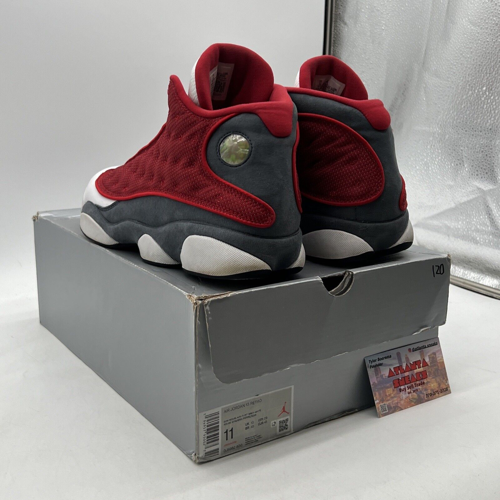 Size 11 - Jordan 13 Red/White Grey Leather Suede (DJ5982-600)