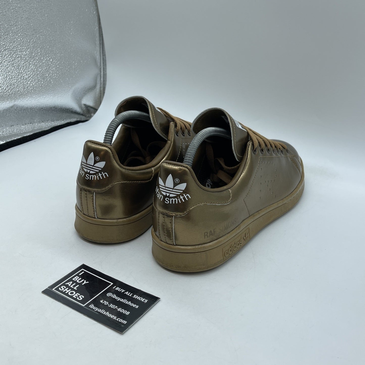 Size 9.5 - adidas Raf Simons x Stan Smith Copper Metallic Leather (S75937)