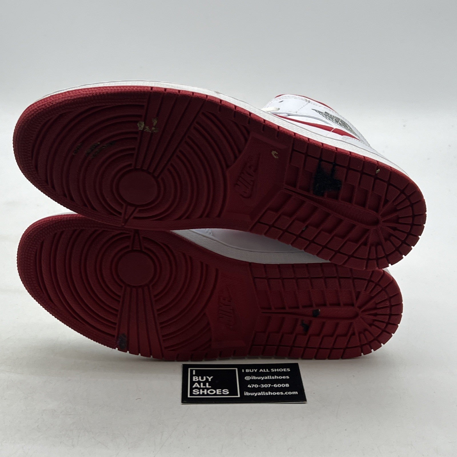 Size 9.5 - Air Jordan 1 Mid White Gym Red (554724-101)