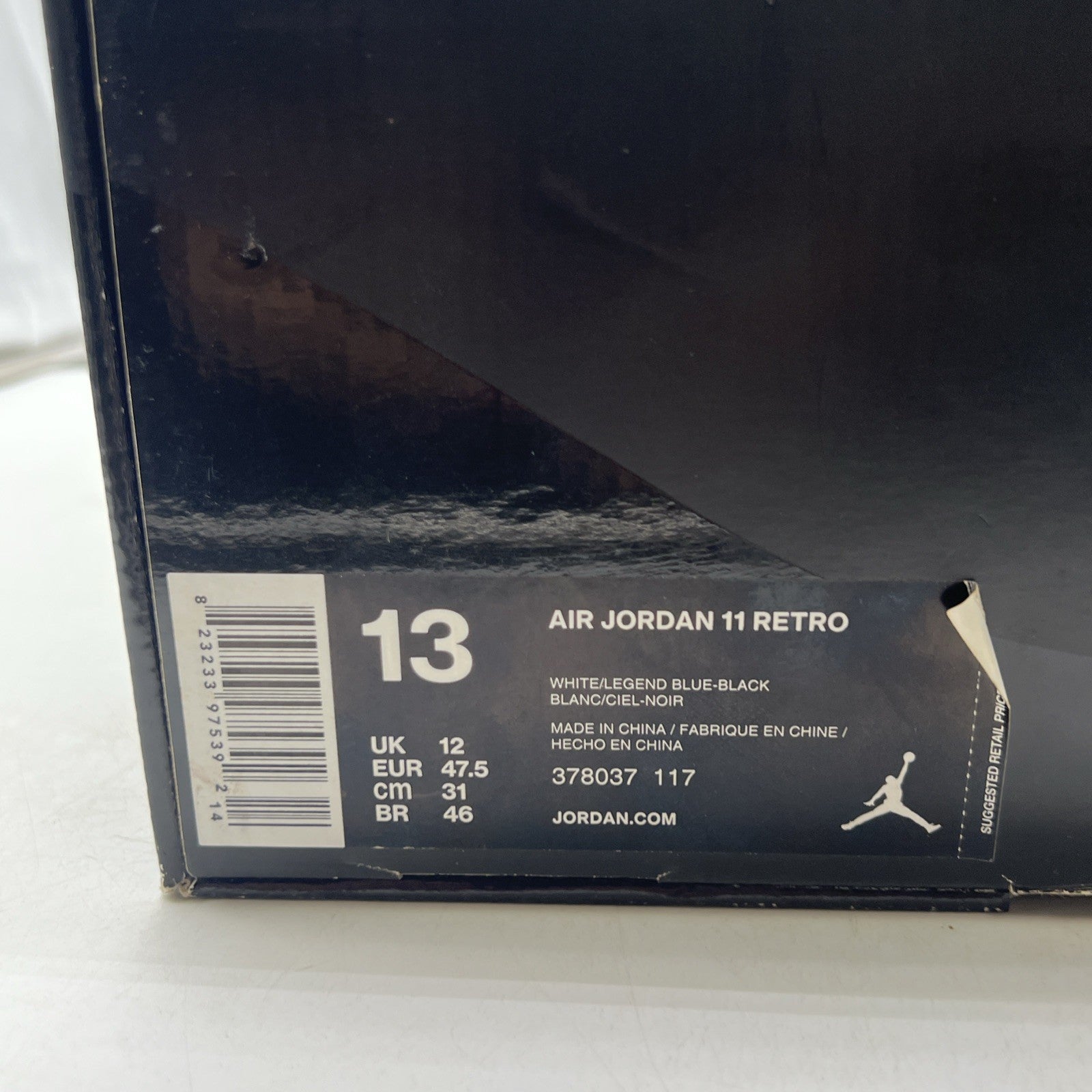 Size 13 - Air Jordan 11 Retro High Legend Blue (378037-117)
