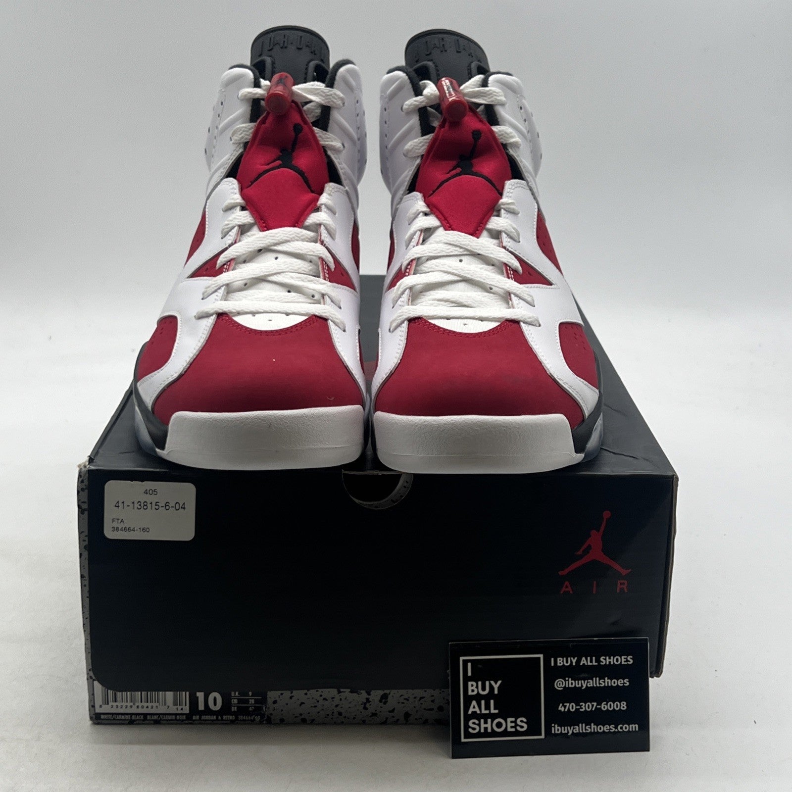 Size 10 - Air Jordan 6 Retro 2014 Carmine (384664-160)