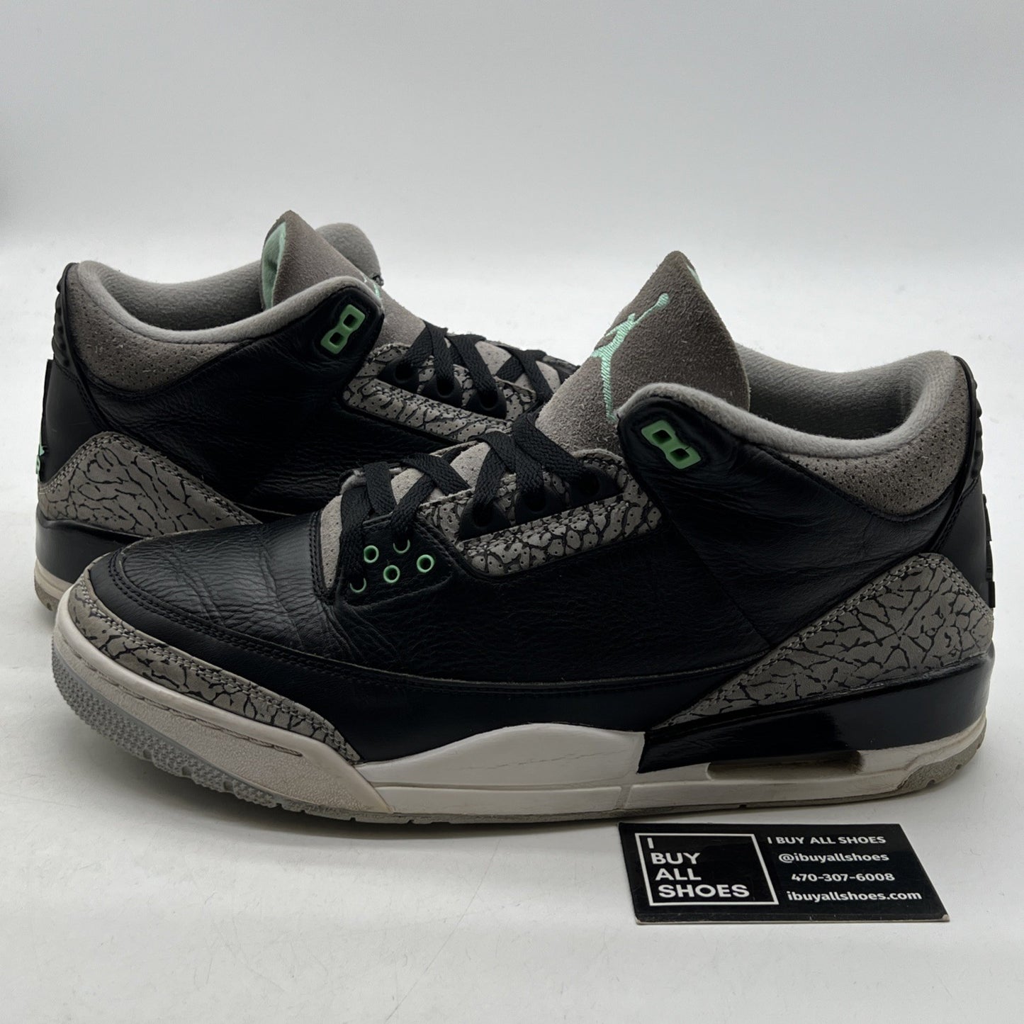 Size 12 - Air Jordan 3 Retro Green Glow (CT8532-031)