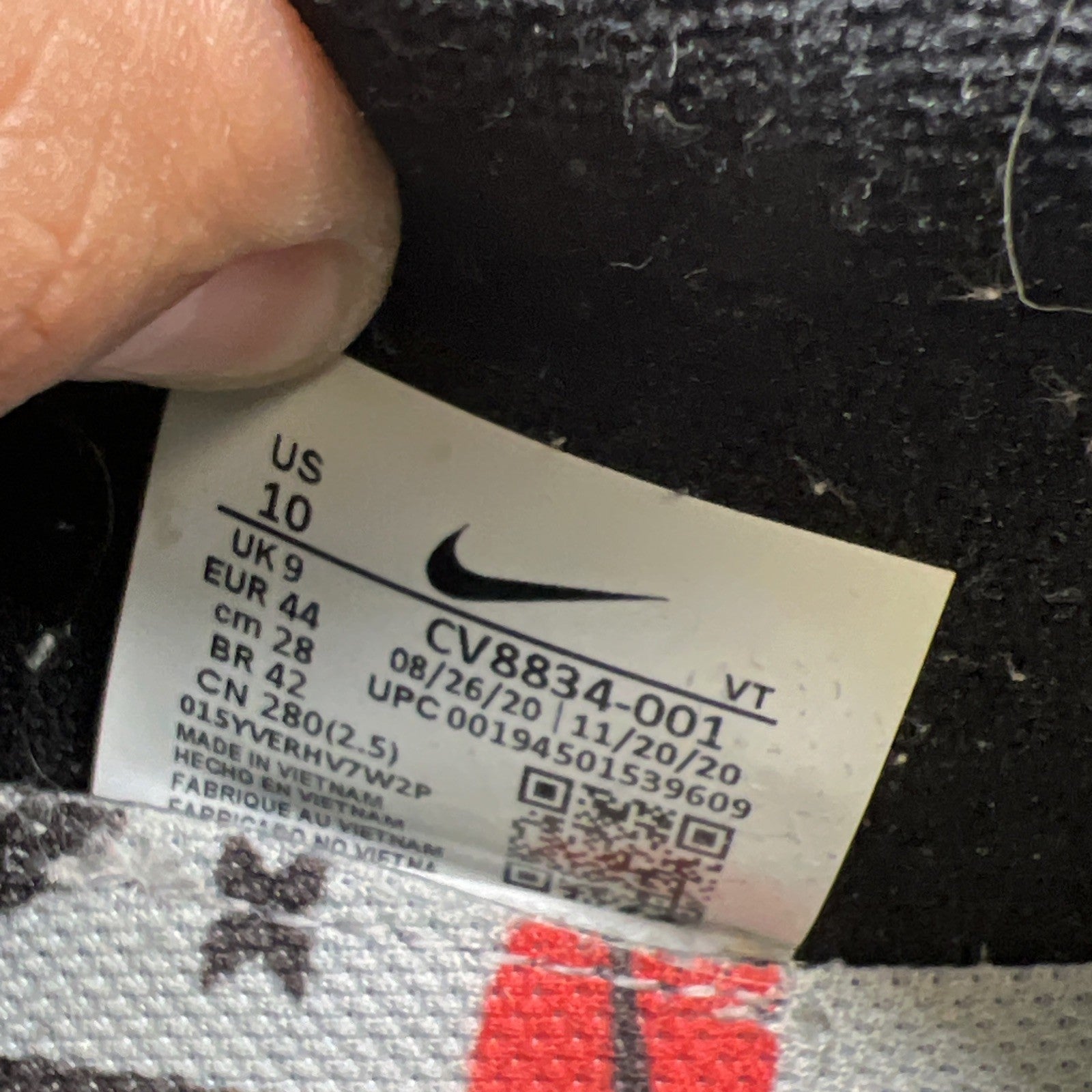 Size 10 - Nike Air Max Zephyr Evolution of Icon (CV8834-001)