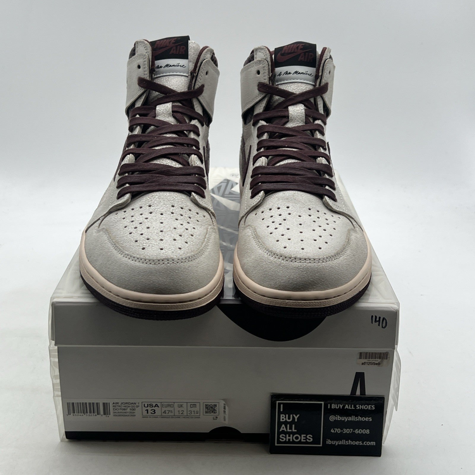 Size 13 - Air Jordan 1 OG x A Ma Maniere High Airness (DO7097-100)