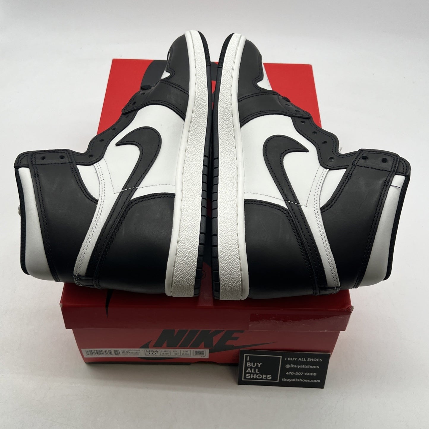 Size 10.5 - Air Jordan 1 Retro '85 OG High Black White (BQ4422-001)