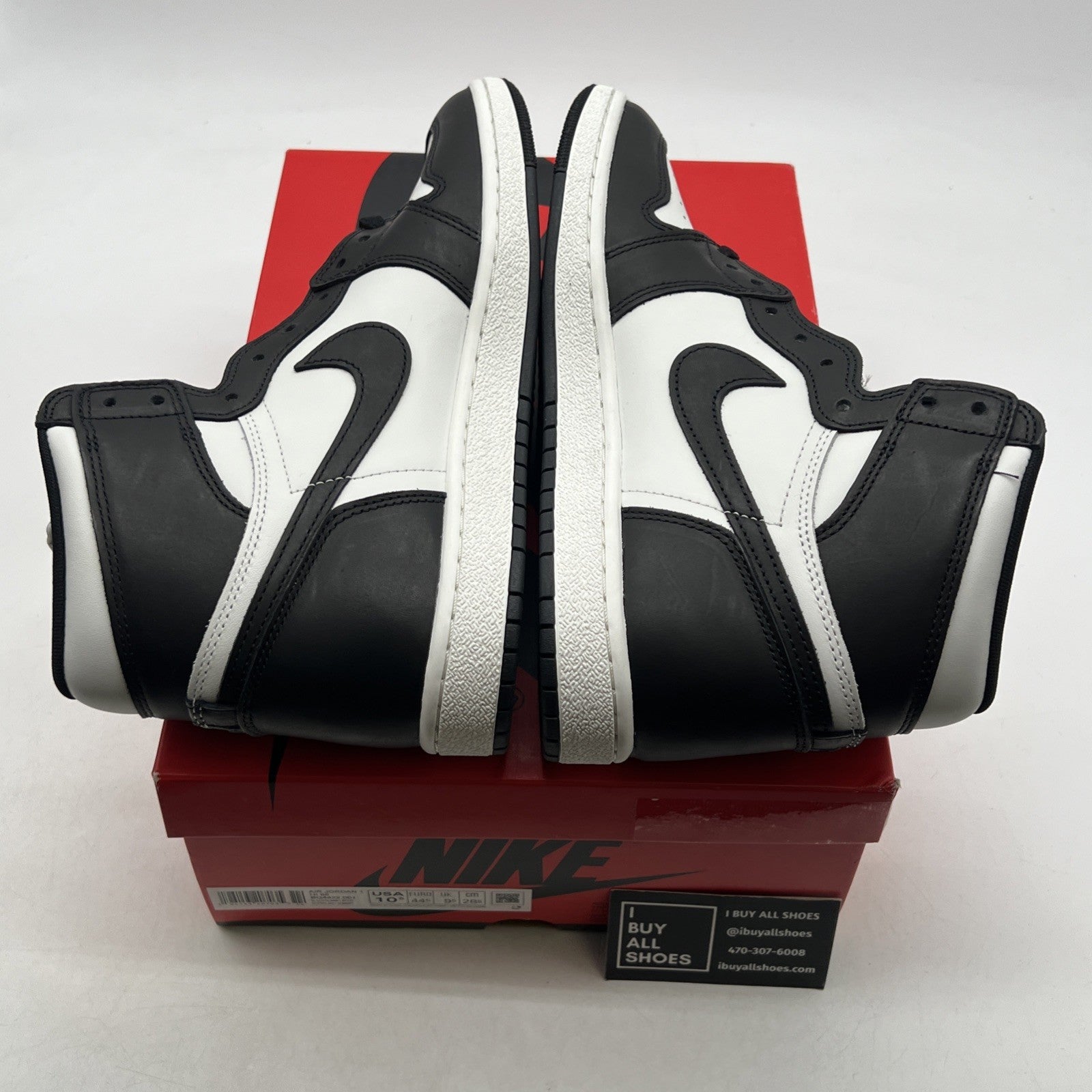 Size 10.5 - Air Jordan 1 Retro '85 OG High Black White (BQ4422-001)