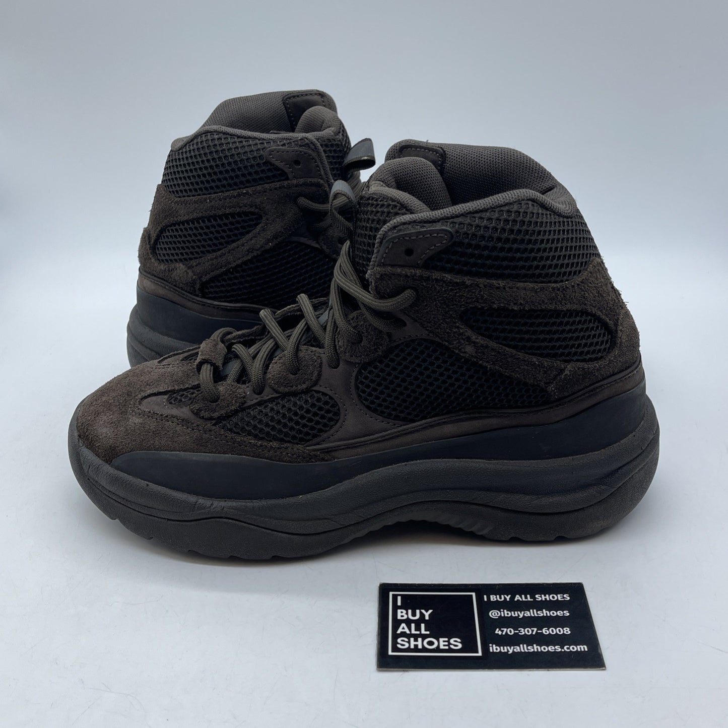 Size 8 - adidas Yeezy Desert Boot High Oil Brown Suede Leather (EG6463)