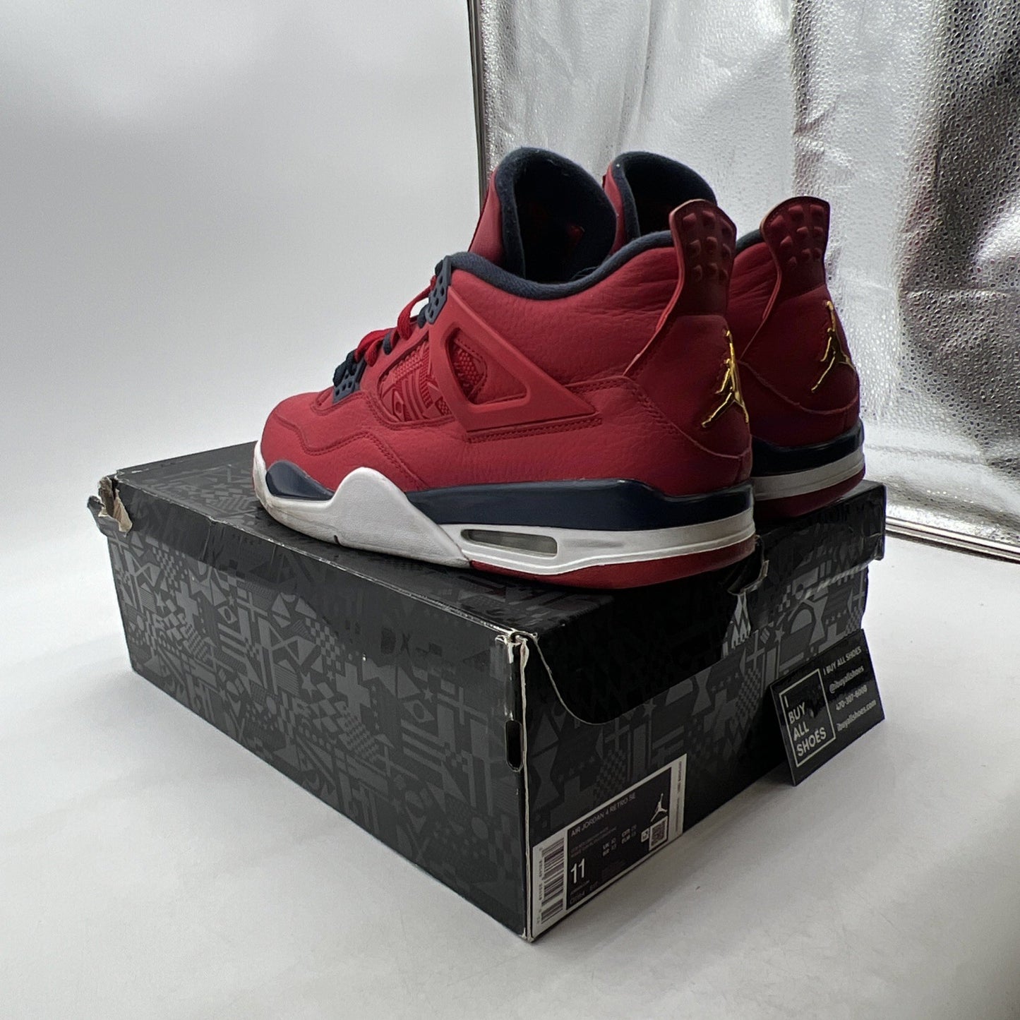 Size 11 - Air Jordan 4 Retro FIBA (CL1184-617)