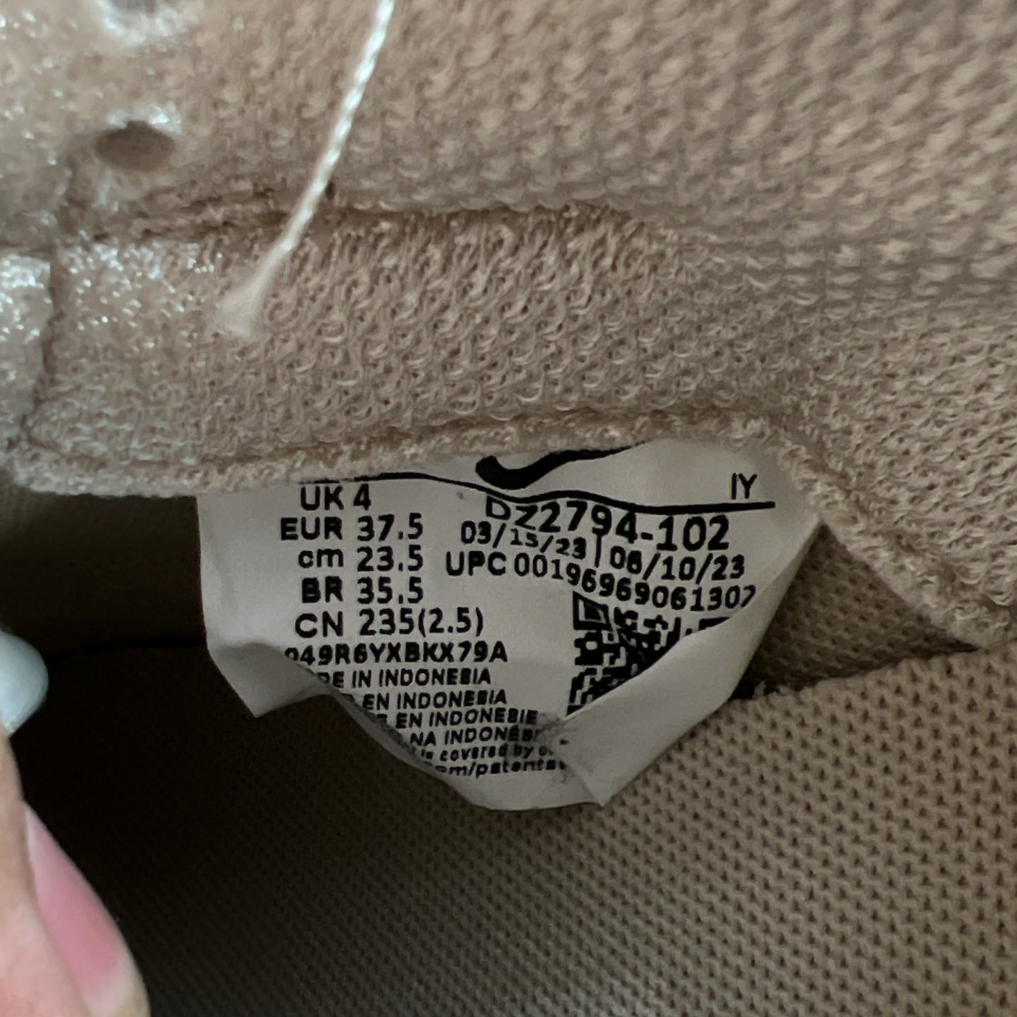 Size 6.5 - Nike Dunk Twist Low Sanddrift W (DZ2794-102)