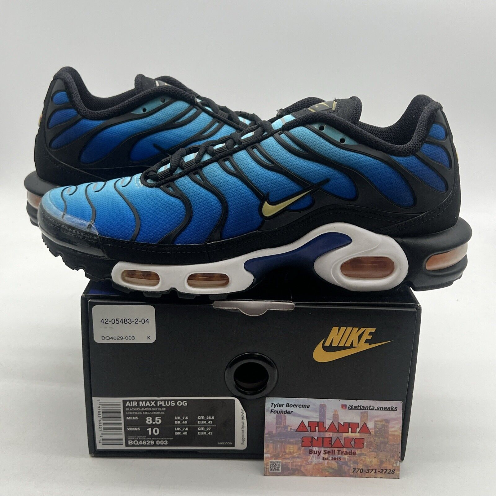 Size 8.5 - Nike Air Max Plus 2018 Hyper Blue (BQ4629-003)