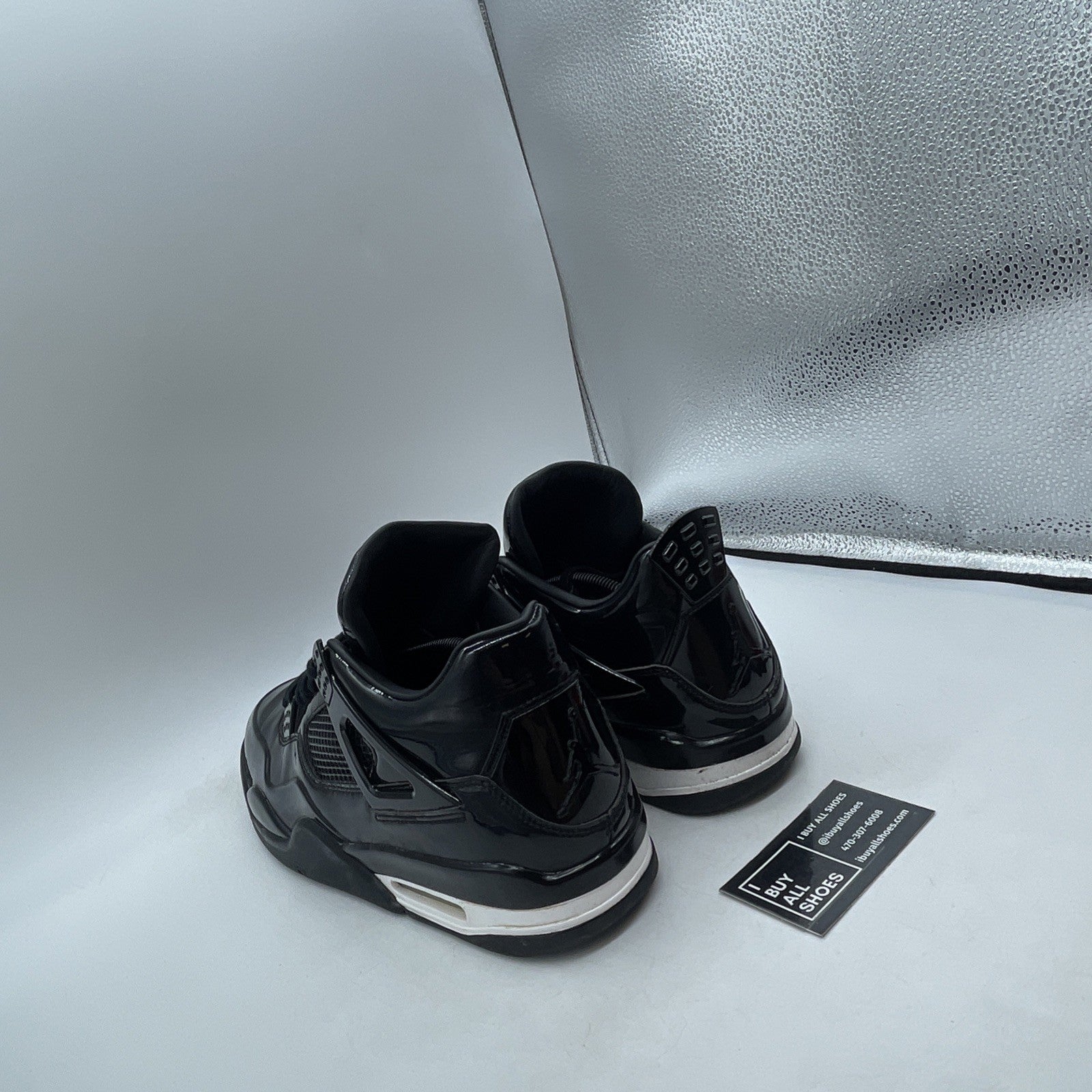 Size 12 - Air Jordan 4 Retro 11Lab4 Black (719864-010)