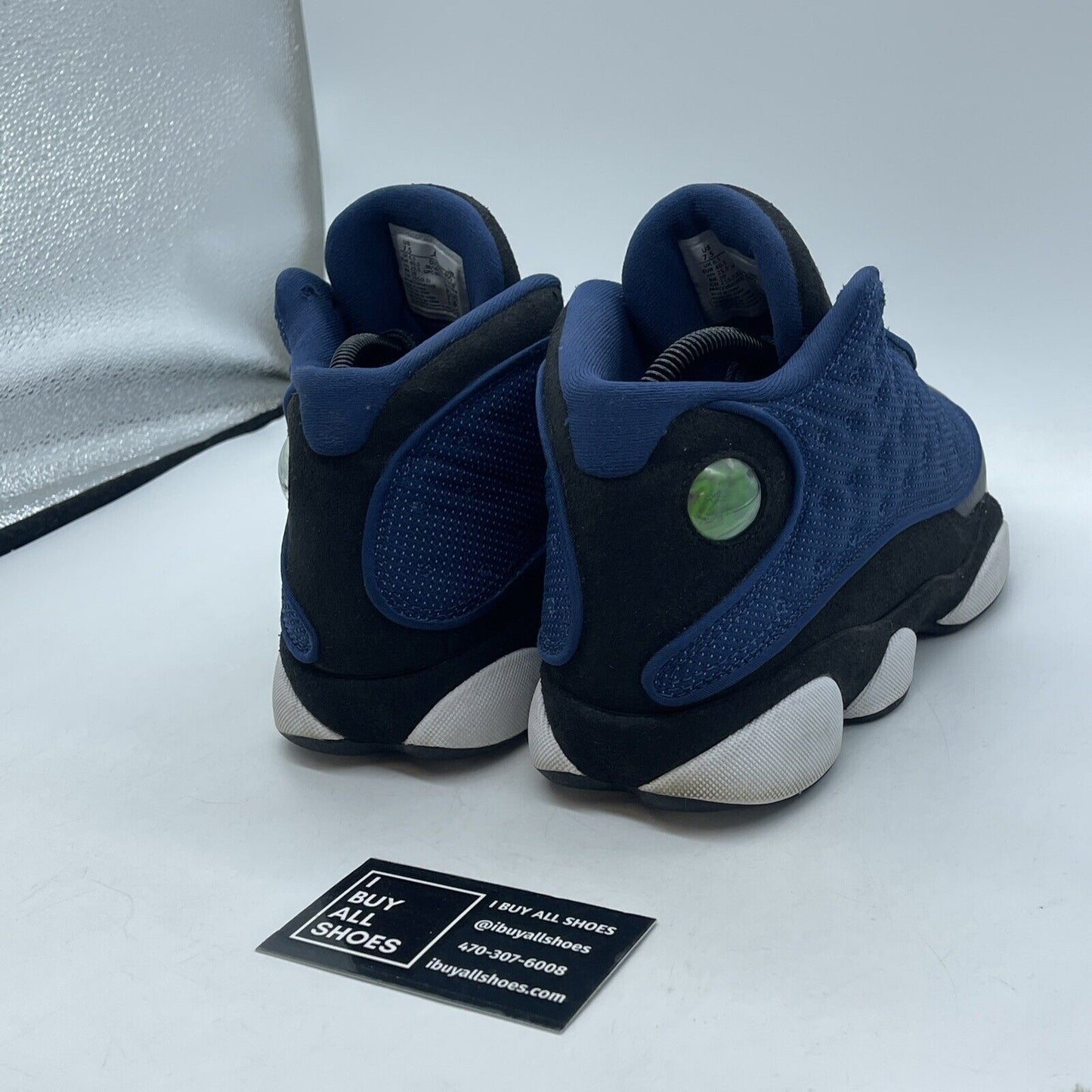 Size 7.5 - Jordan 13 Navy Blue Black White Suede (DJ5982-400)