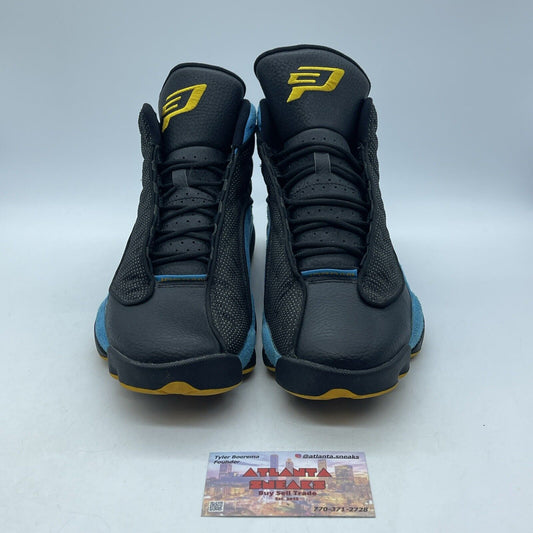 Size 9.5 - Air Jordan 13 Retro CP3 Away Blue Black Suede Leather (823902-015)