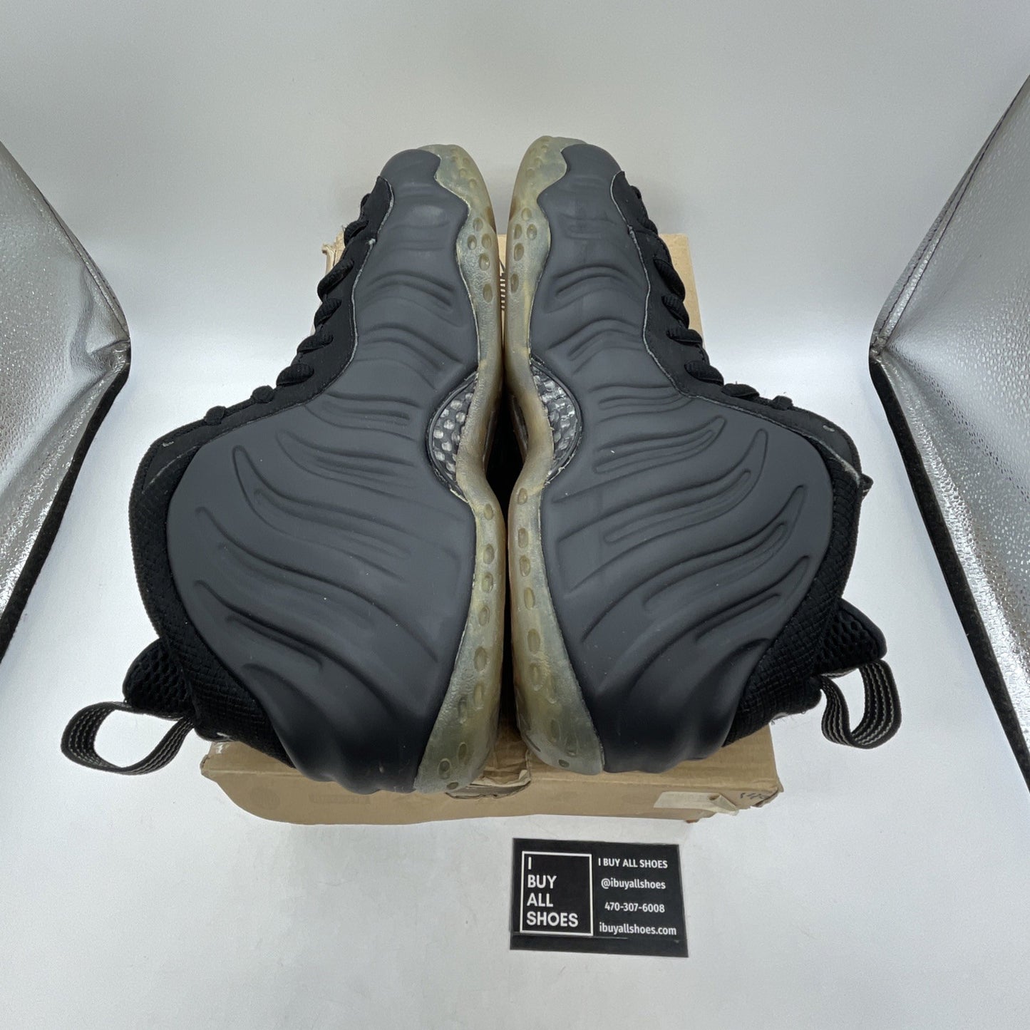 Size 10 - Nike Air Foamposite One Stealth (314996-010)