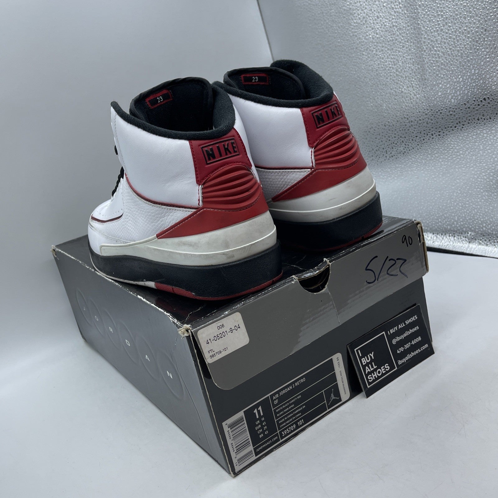 Size 11 - Air Jordan 2 Retro QF 2010 Varsity Red (395709-101)