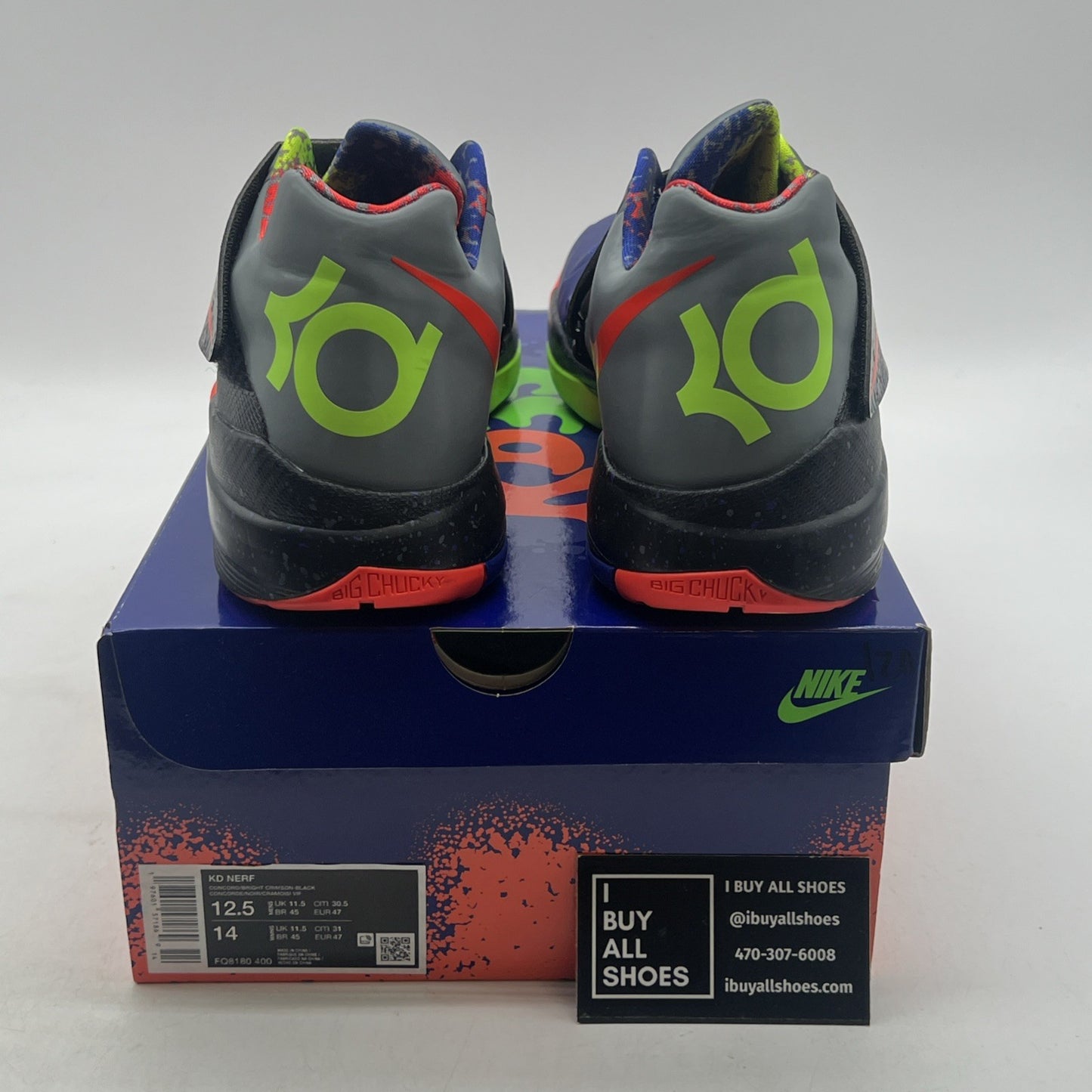 Size 12.5 - Nike Zoom KD 4 2024 Nerf (FQ8180-400)