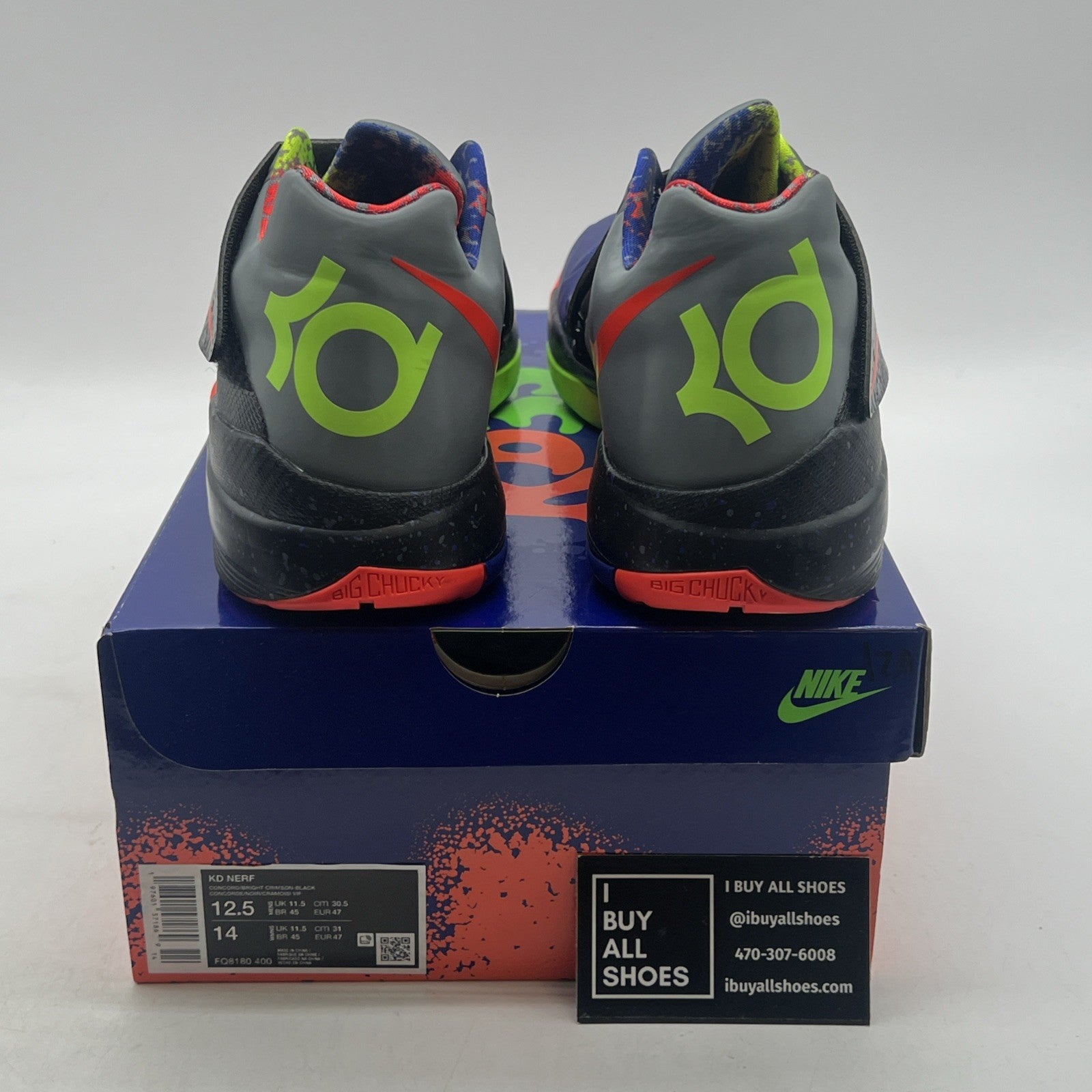 Size 12.5 - Nike Zoom KD 4 2024 Nerf (FQ8180-400)