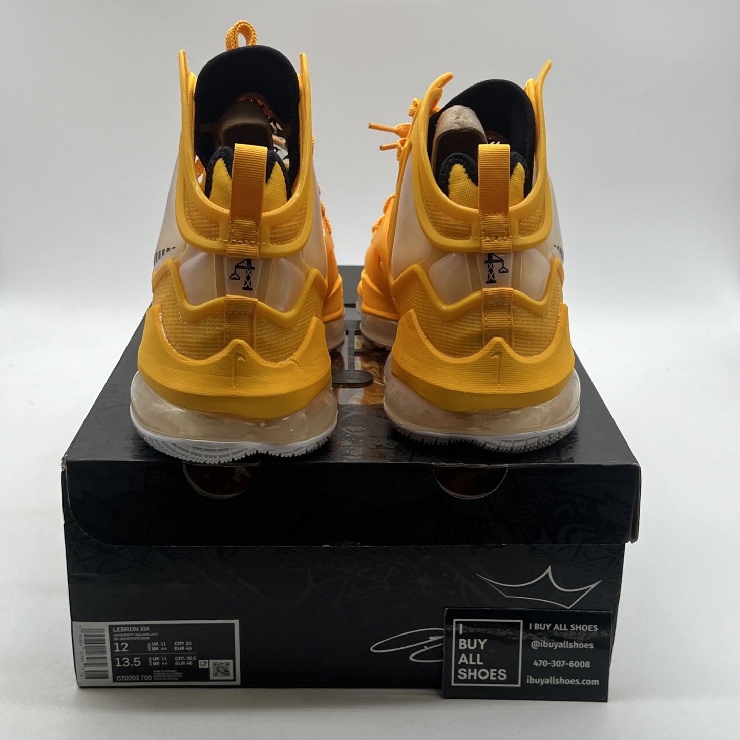 Size 12 - Nike LeBron 19 Hard Hat (CZ0203-700)