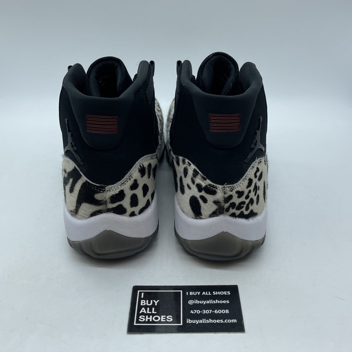Size 12W- Air Jordan 11 Retro Animal Instinct Black White Suede (AR0715-010)