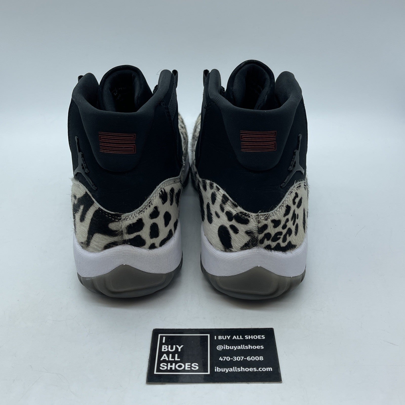 Size 12W- Air Jordan 11 Retro Animal Instinct Black White Suede (AR0715-010)