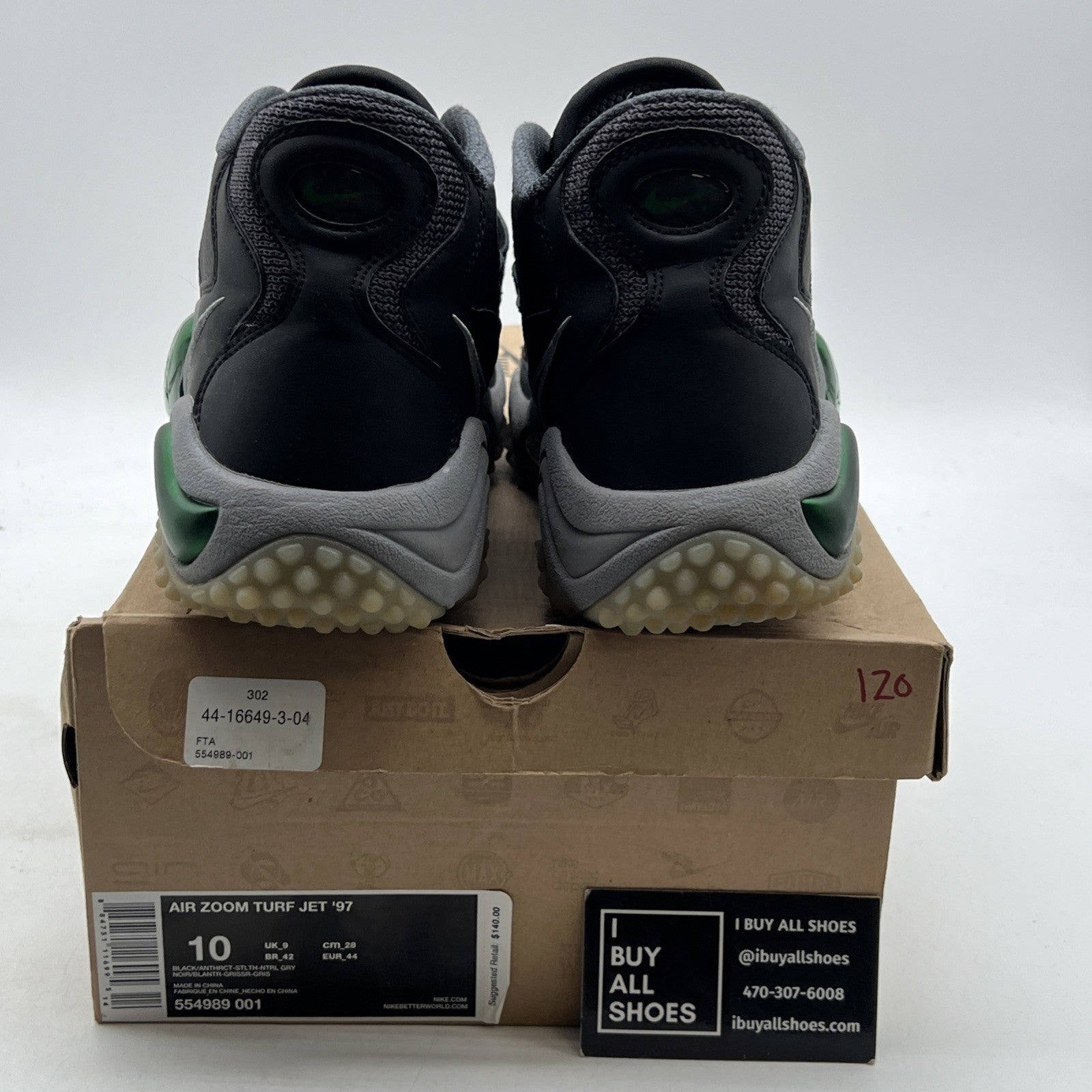 Size 10 - Nike Air Zoom Turf Jet 97 Packers 2013 (554989-001)