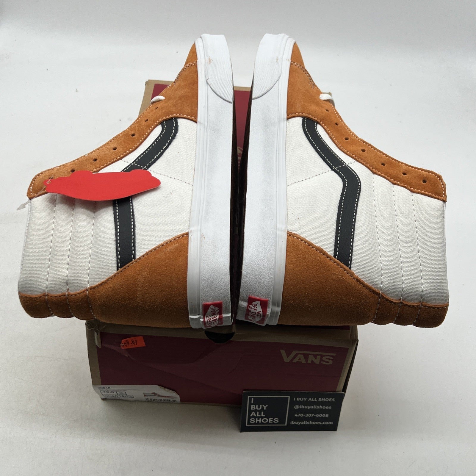 Size 13 - Vans Sk8- High Retro Sport - Apricot Buff (VN0A4U3CWZ5)
