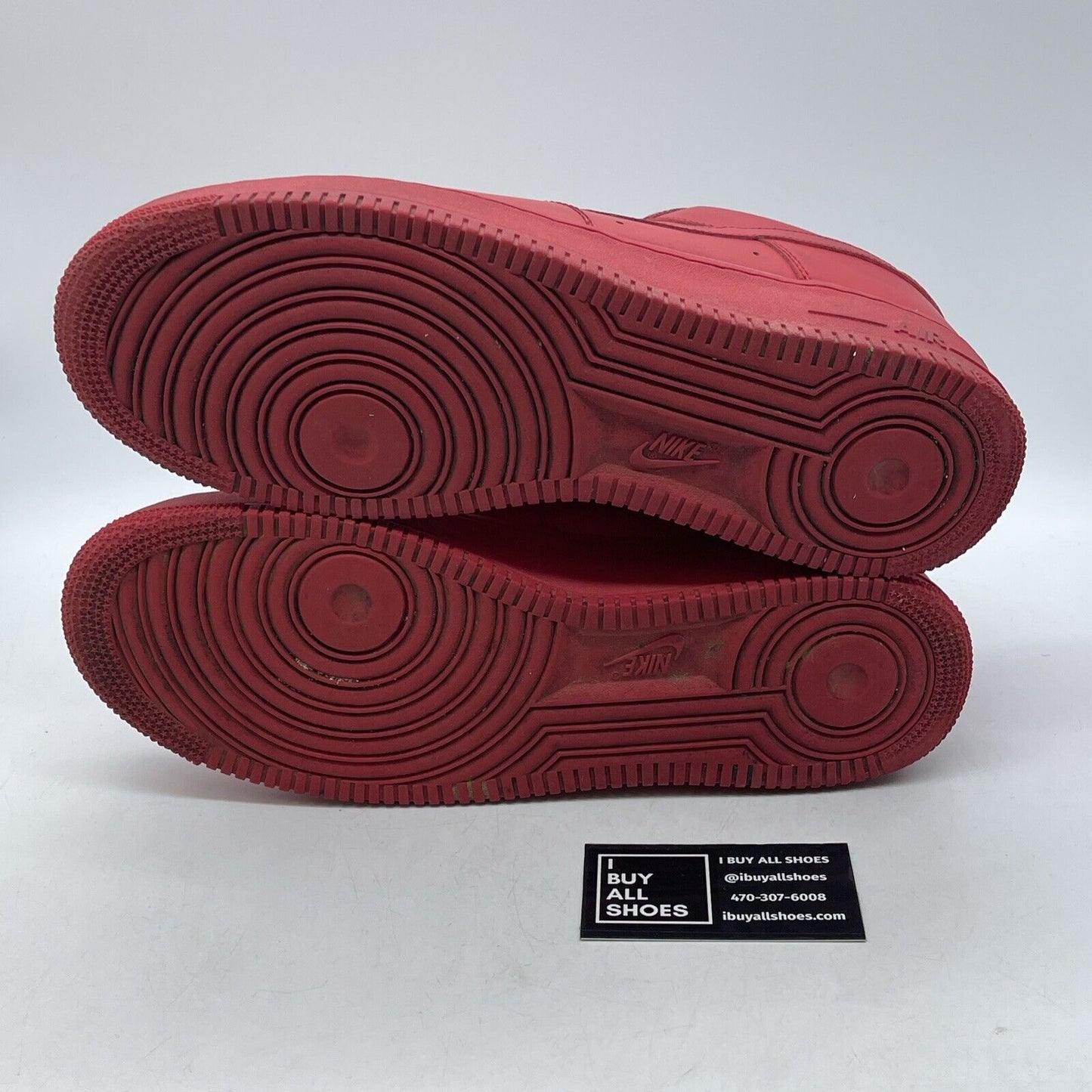 Size 12 - Nike Air Force 1 Low Triple Red Suede Leather (CW6999-600)