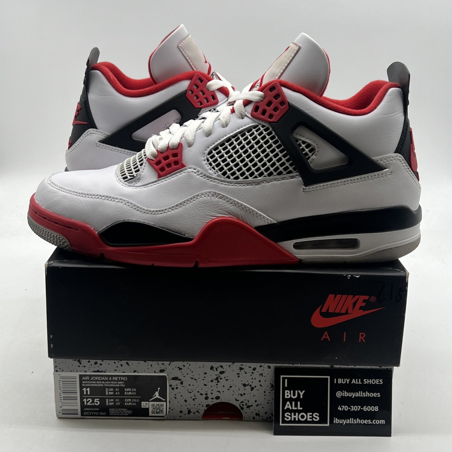 Size 11 - Air Jordan 4 Retro OG Mid Fire Red (DC7770-160)